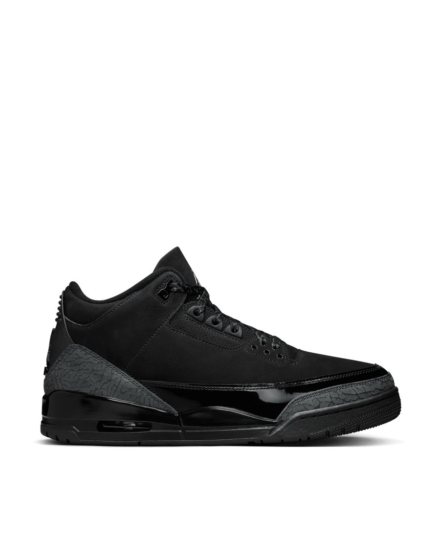 Air Jordan 3 Retro (Black/Dark Charcoal-White)