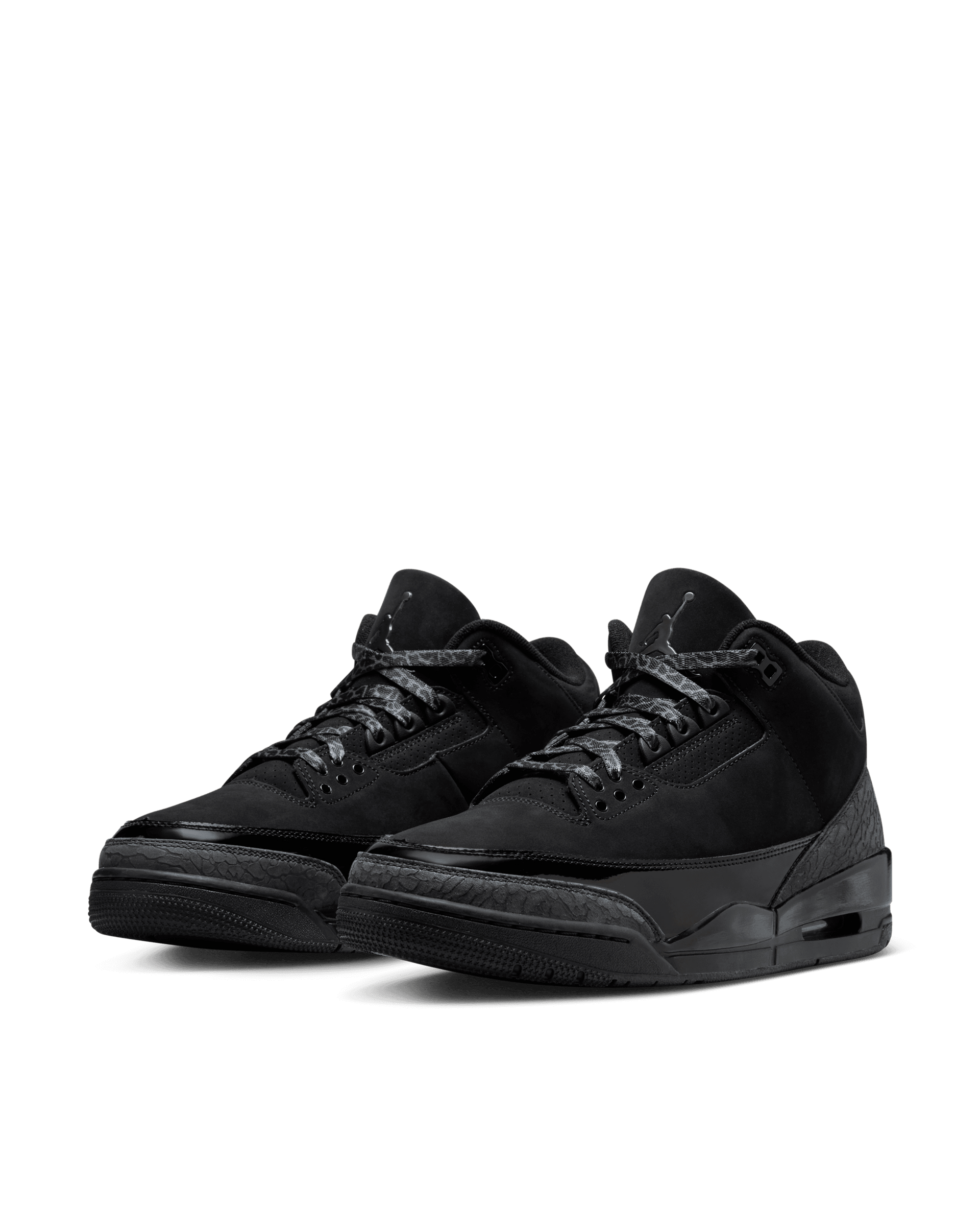 Air Jordan 3 Retro (Black/Dark Charcoal-White)