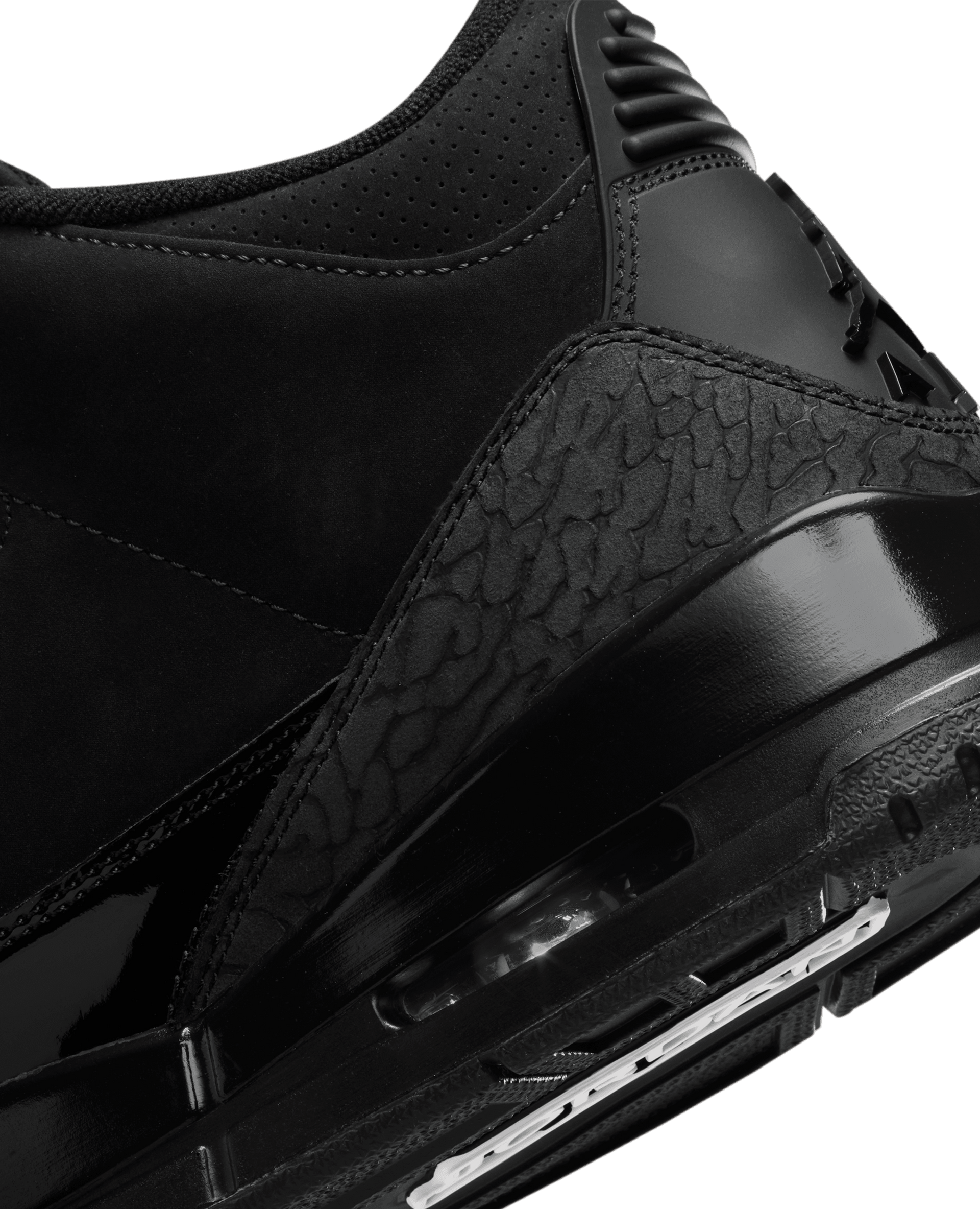 Air Jordan 3 Retro (Black/Dark Charcoal-White)