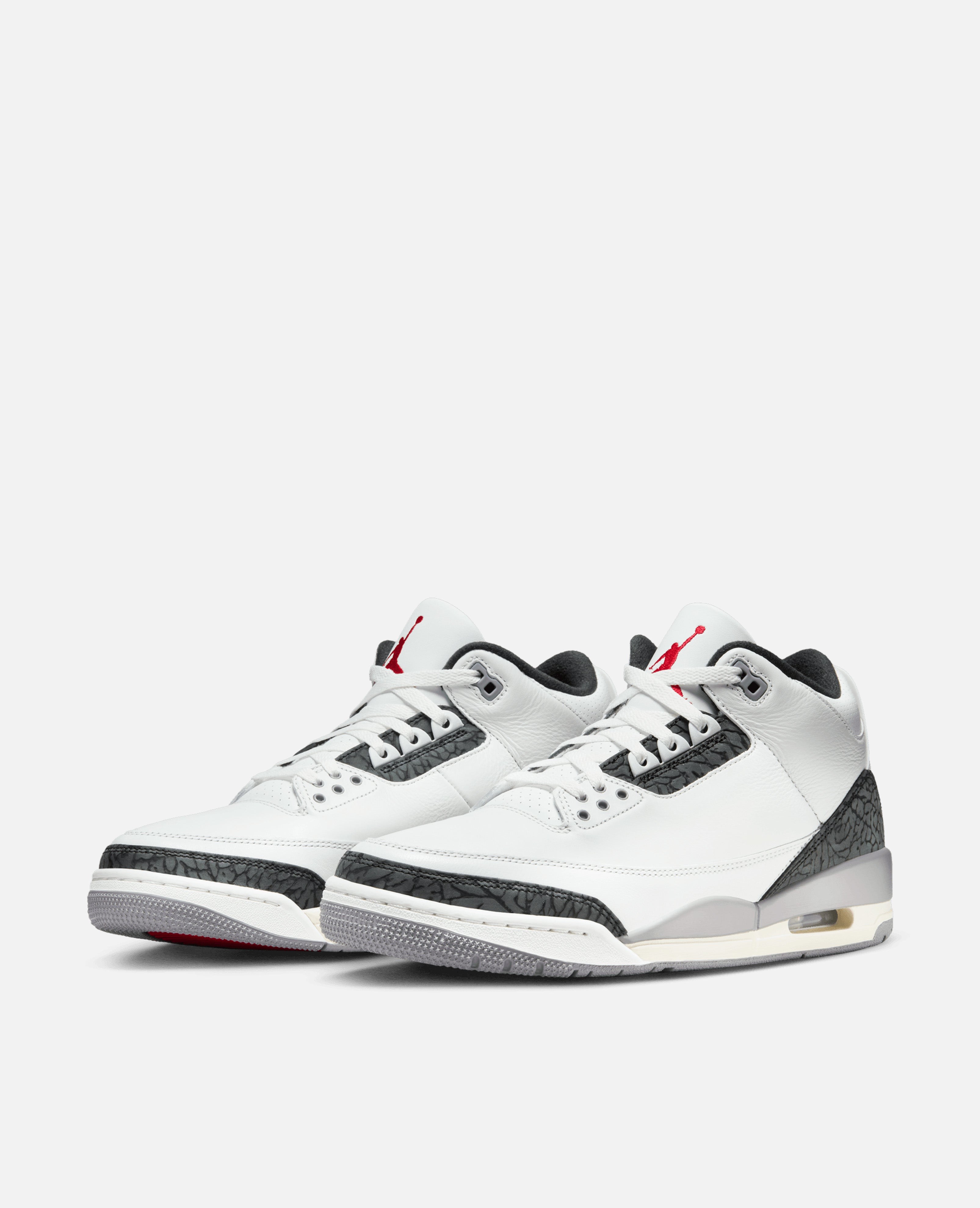 Black and white 3s jordans hotsell