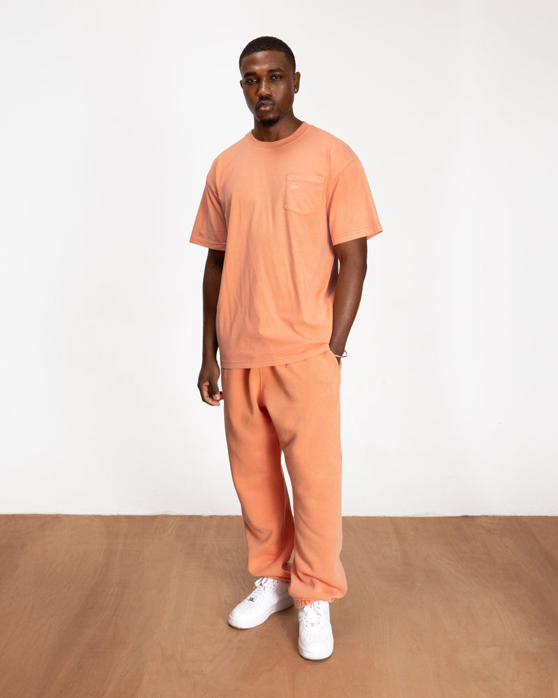 Patta Basic Washed Pocket T-Shirt - Melon