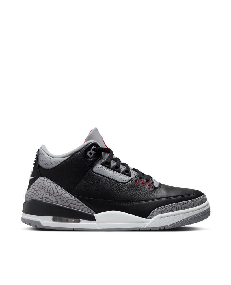 Air Jordan 3 Retro (Black/Fire Red-Cement Grey-Summit White)