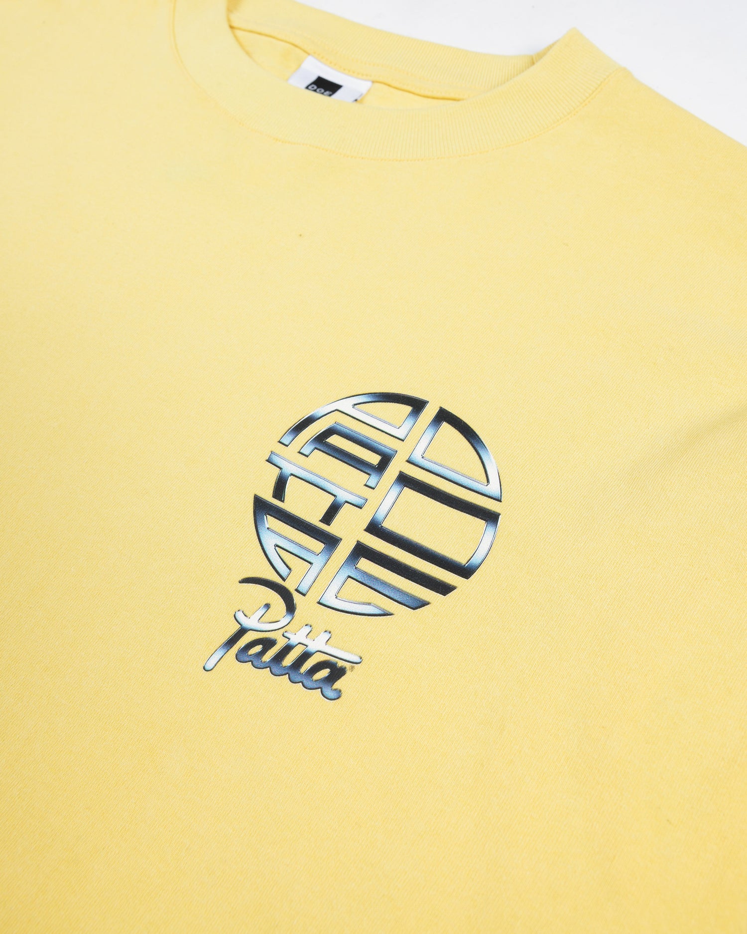 Patta x DOE 20/10 Longsleeve T-Shirt (Yellow)