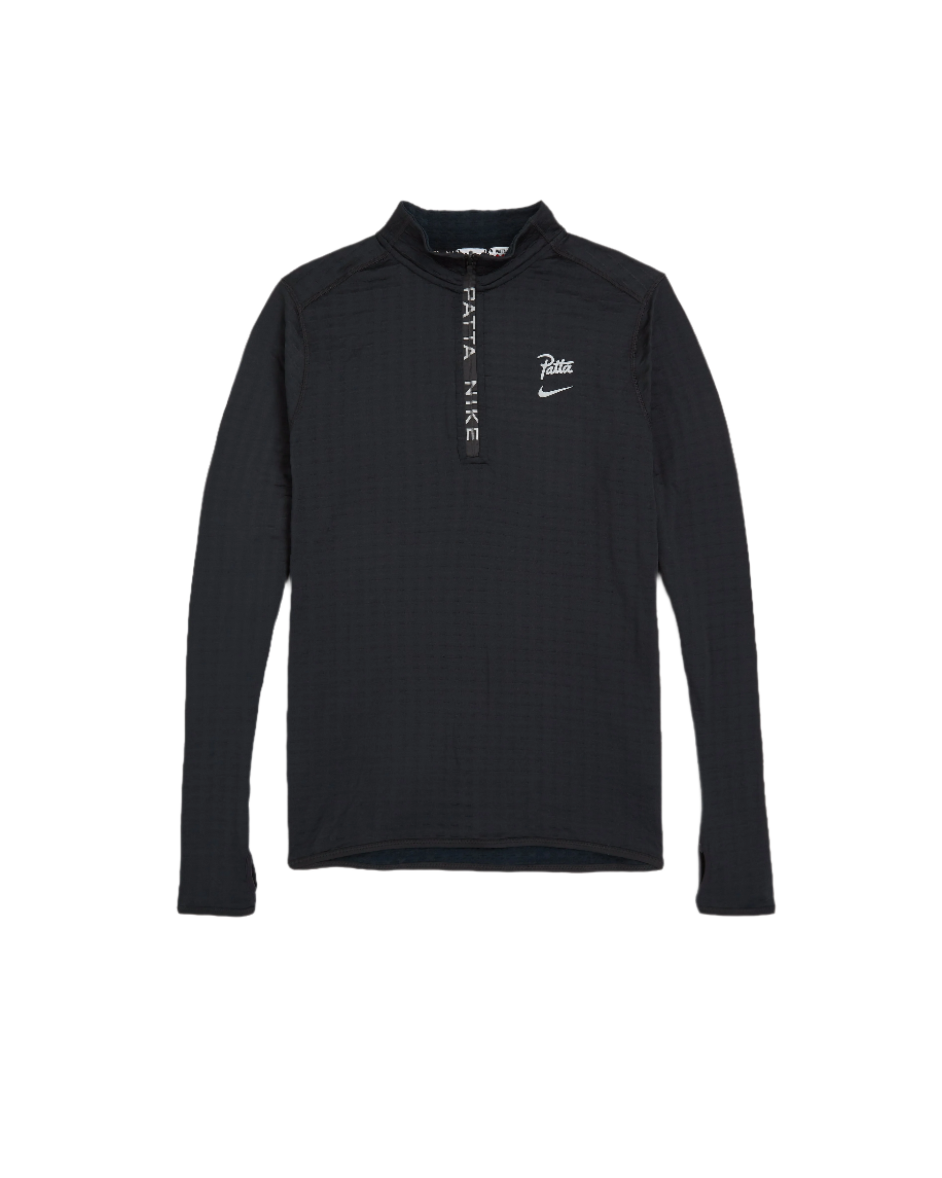 Nike x Patta Running Team Half-Zip Longsleeve (Black) – Patta UK Nike x Patta Running Team Half-Zip Longsleeve (Black) – Patta UK