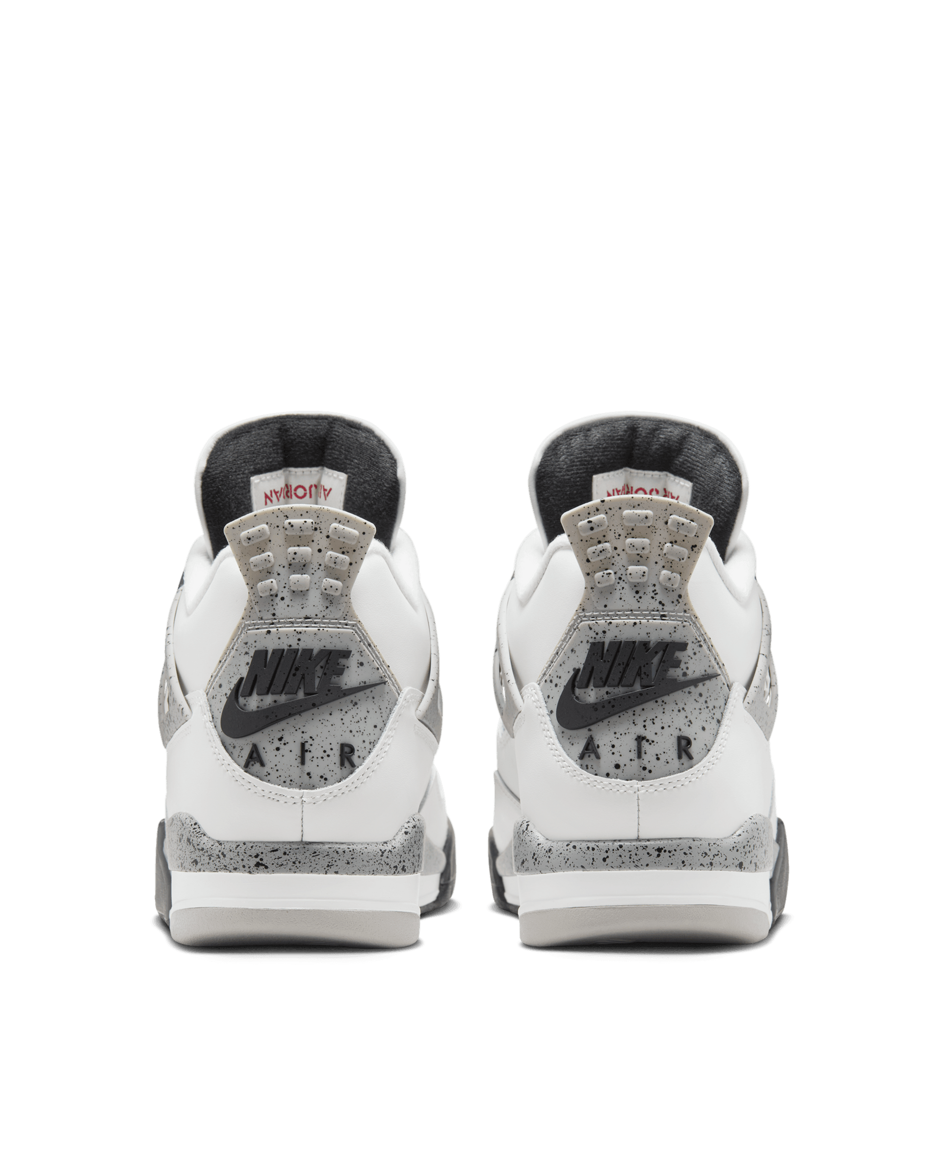 Nike Air Jordan 4 Retro (Summit White/Fire Red-Cement Grey-Black)