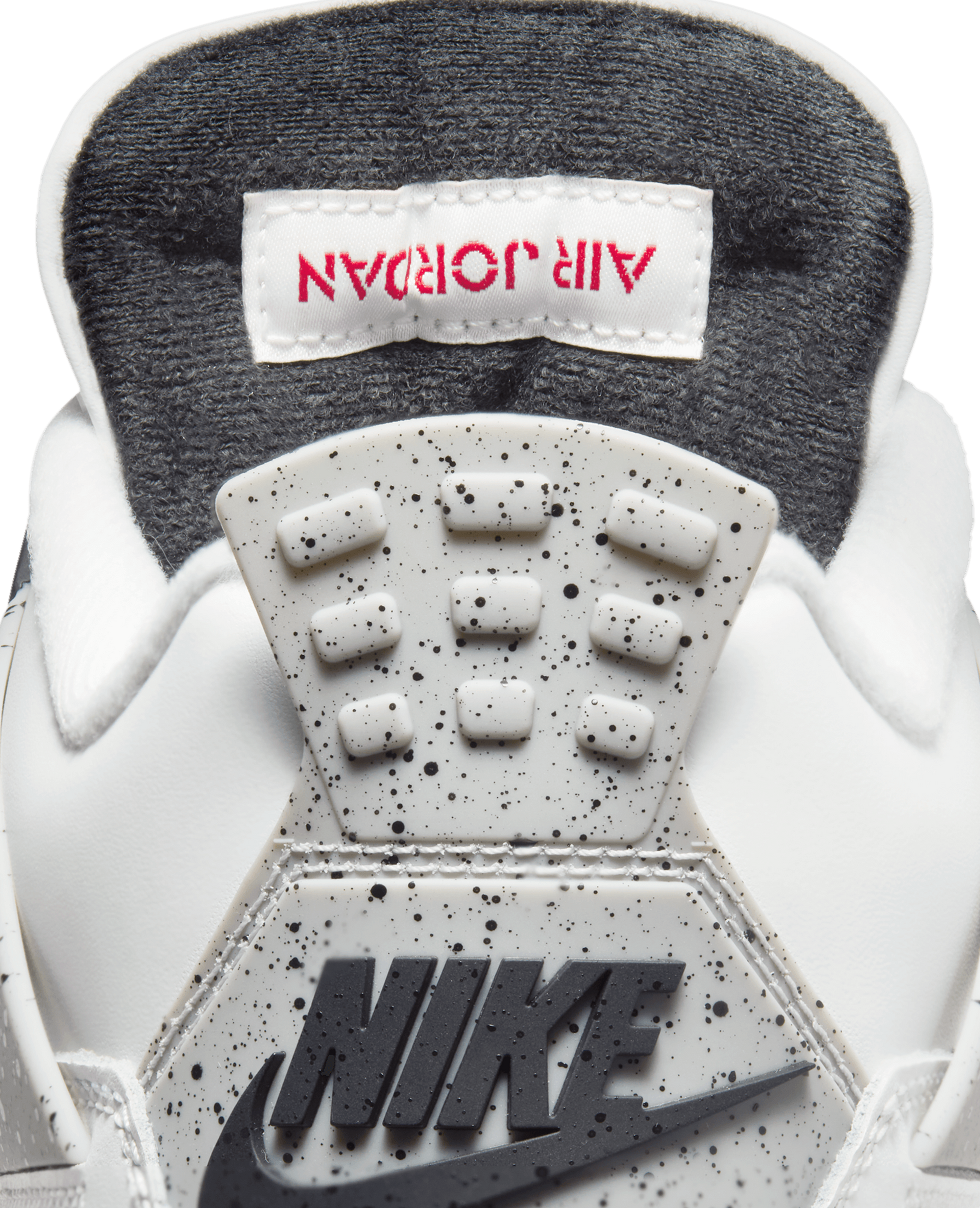 Nike Air Jordan 4 Retro (Summit White/Fire Red-Cement Grey-Black)