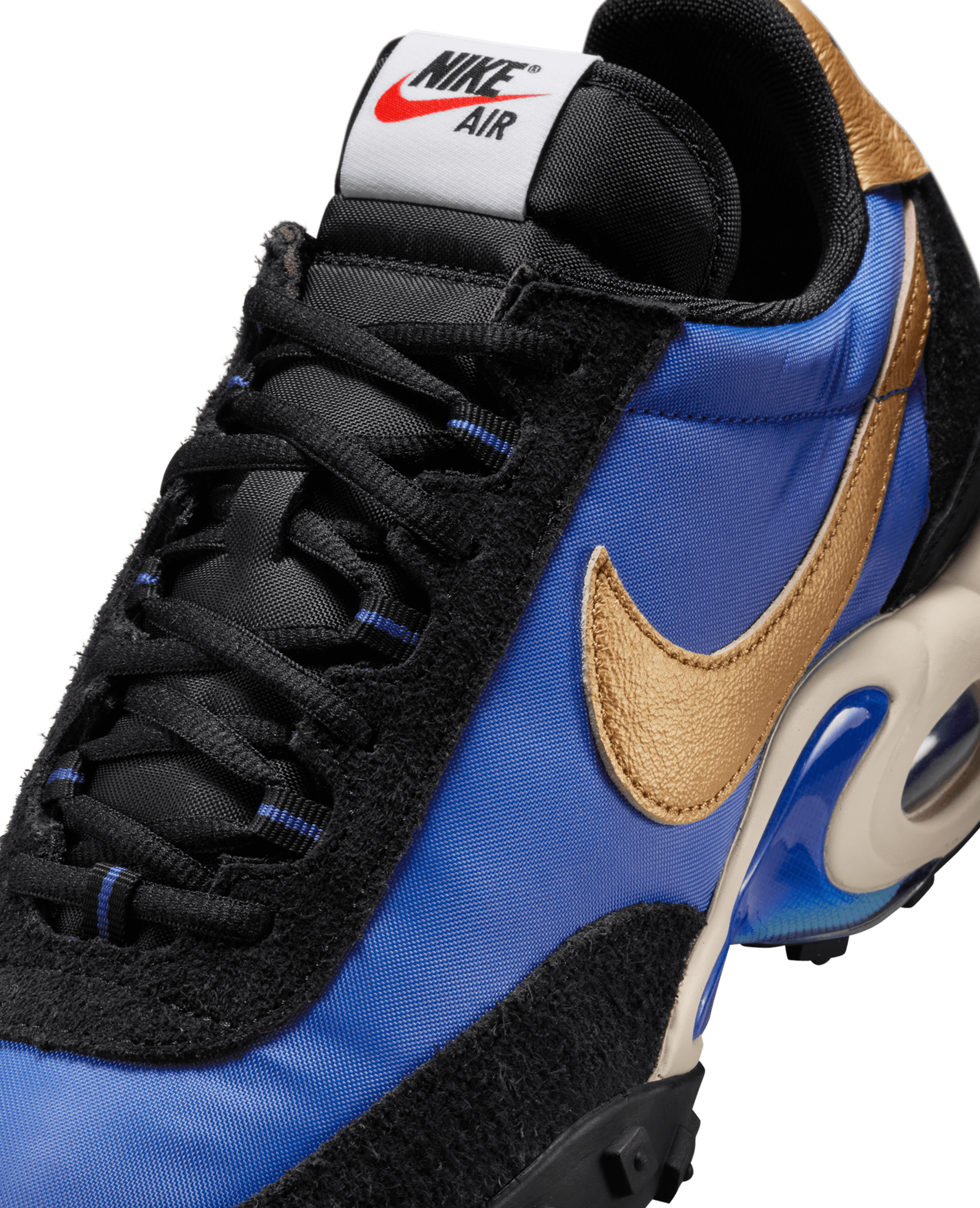 nike air blue and gold