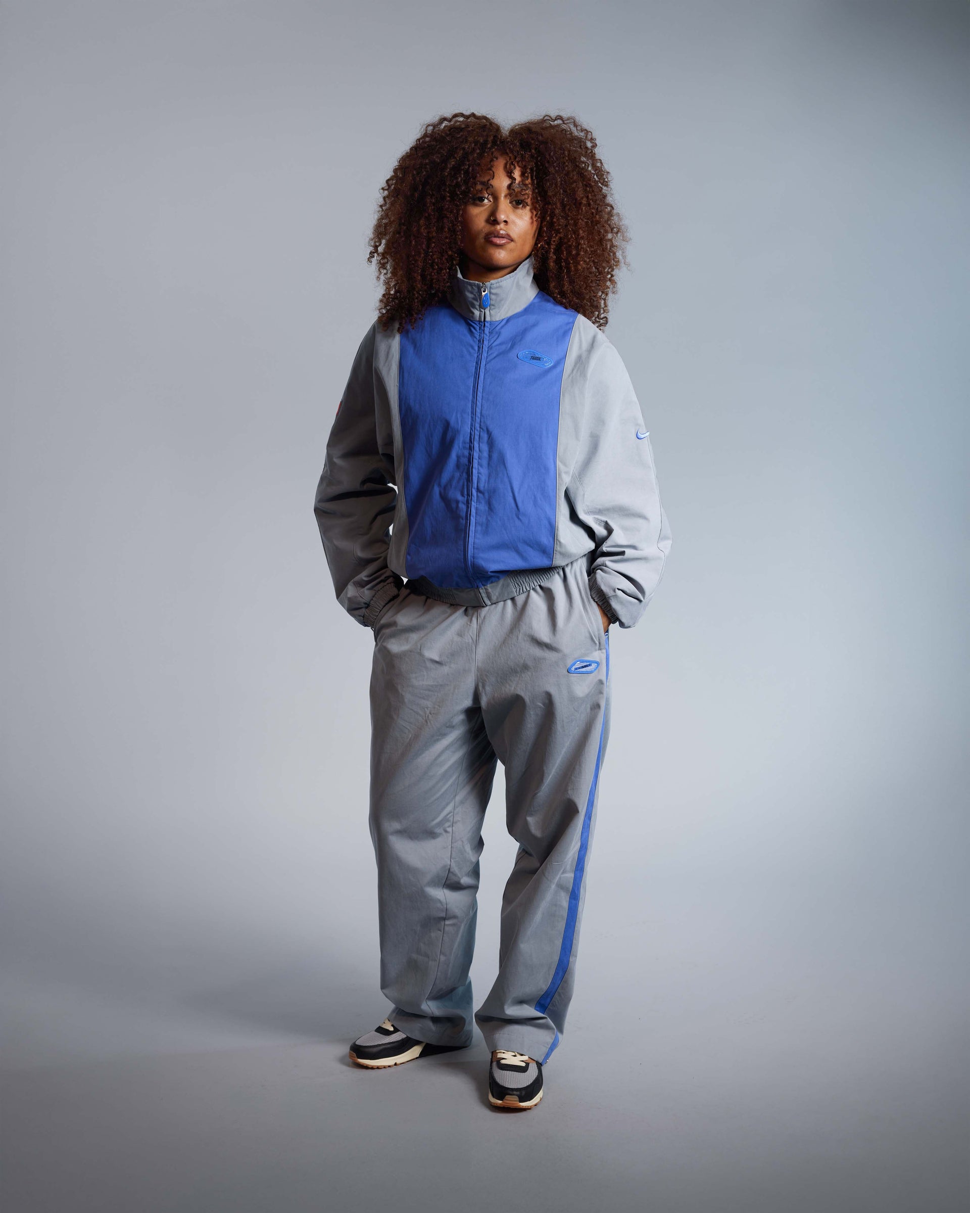 Patta x Nike NRG Track Jacket (Patricle Grey/Sapphire)
