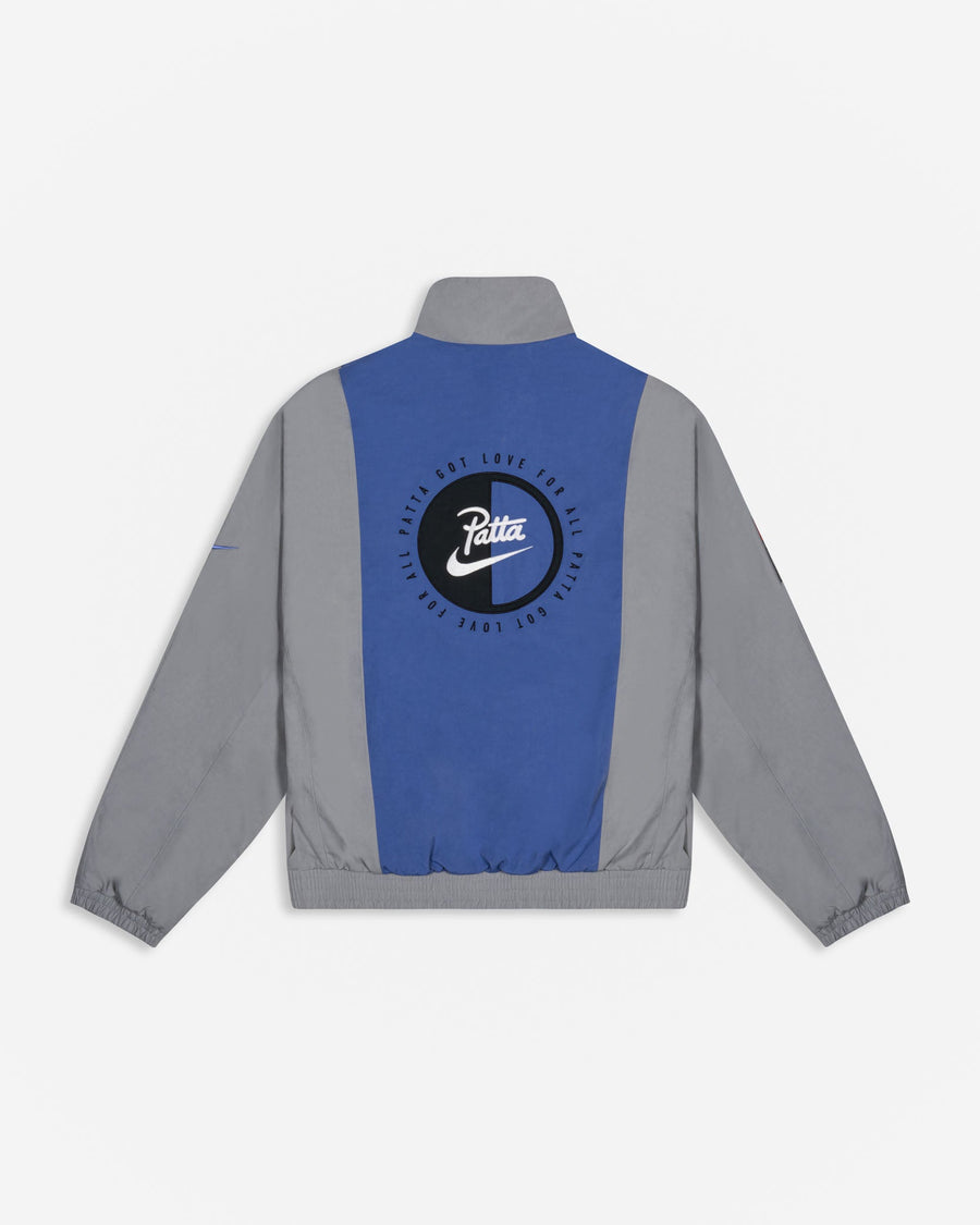 Patta x Nike NRG Track Jacket (Patricle Grey/Sapphire)