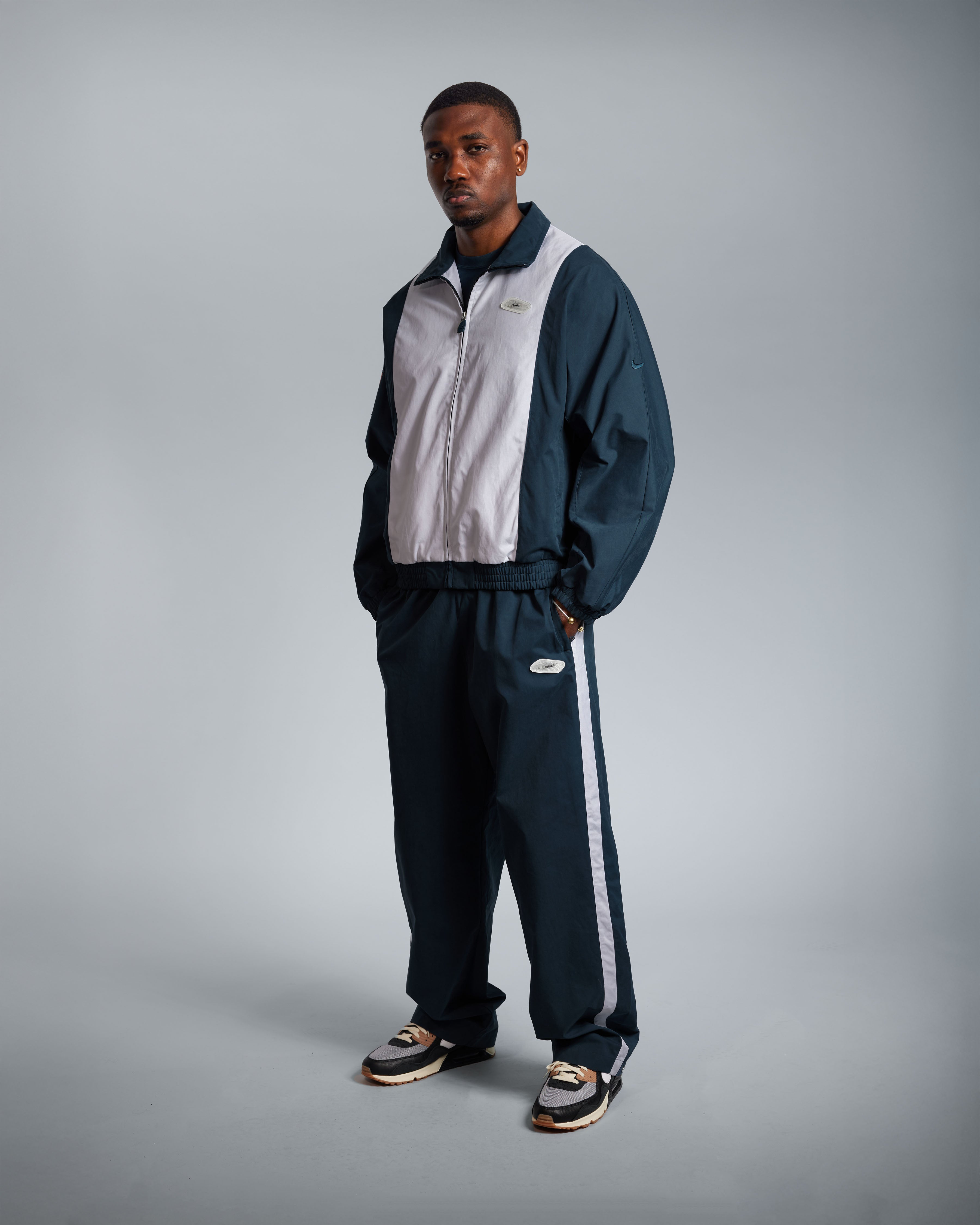 Patta x Nike NRG Track Jacket (Deep Ocean/White) – Patta UK