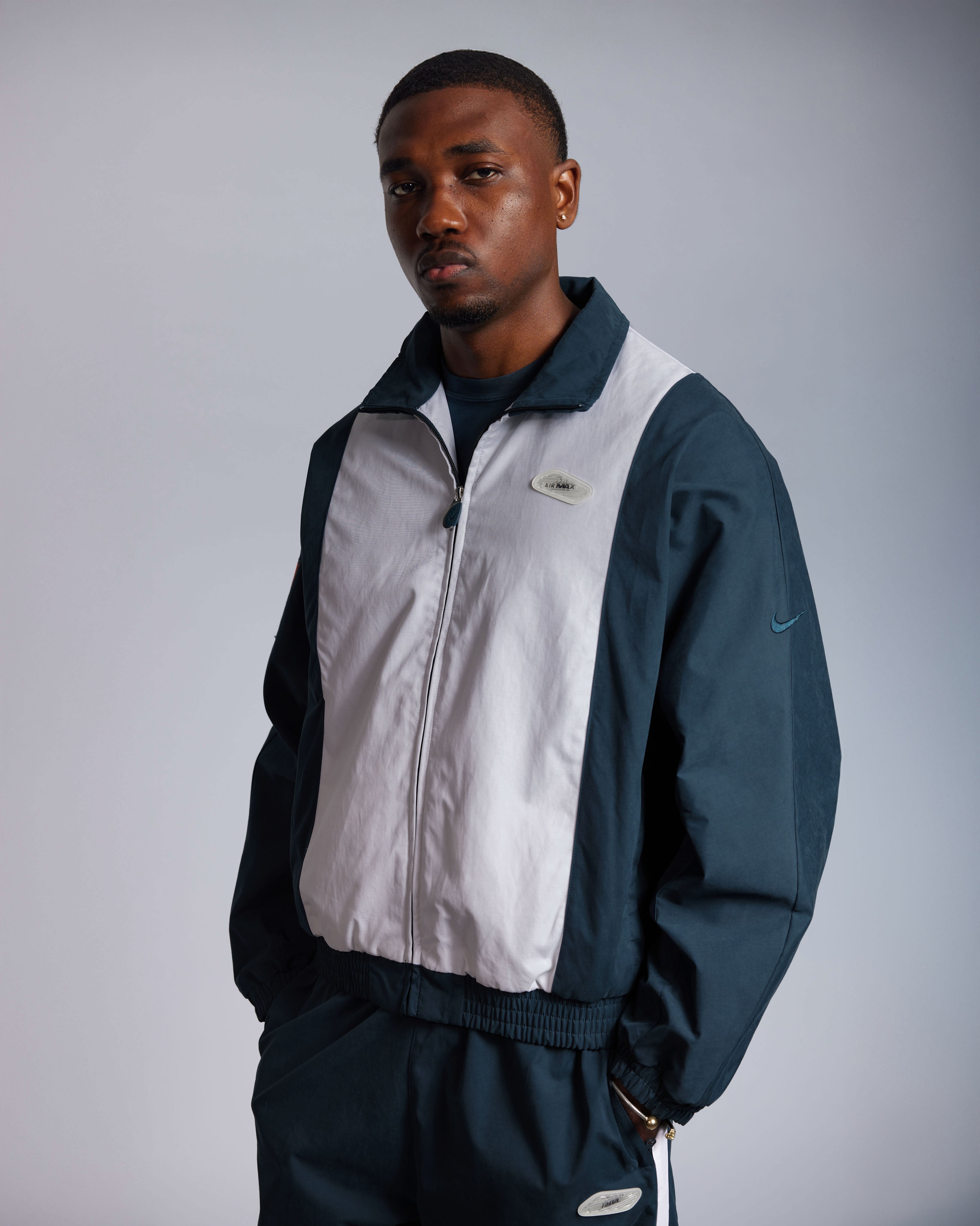 Patta x Nike NRG Track Jacket (Deep Ocean/White) – Patta UK