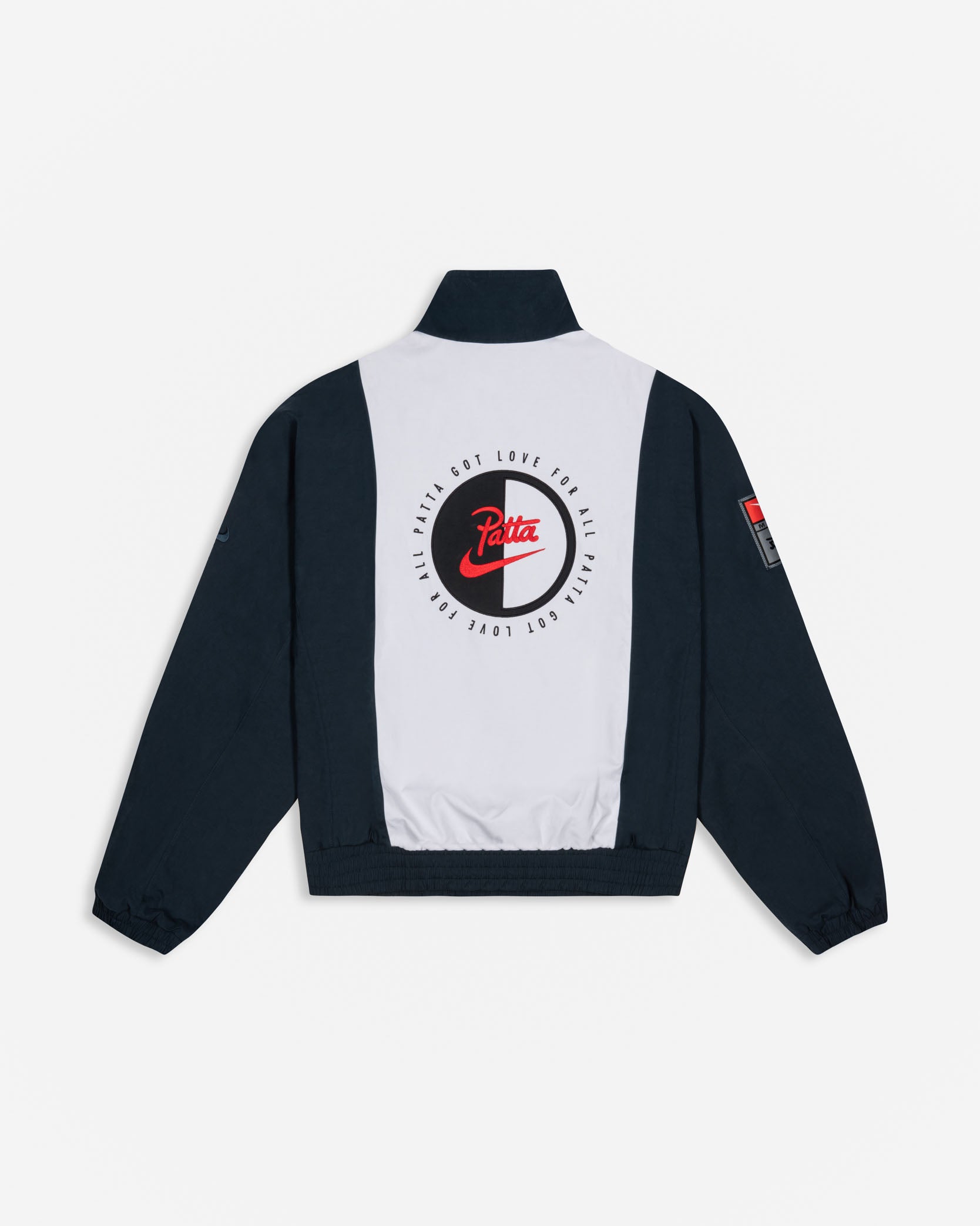 Patta x Nike NRG Track Jacket (Deep Ocean/White)