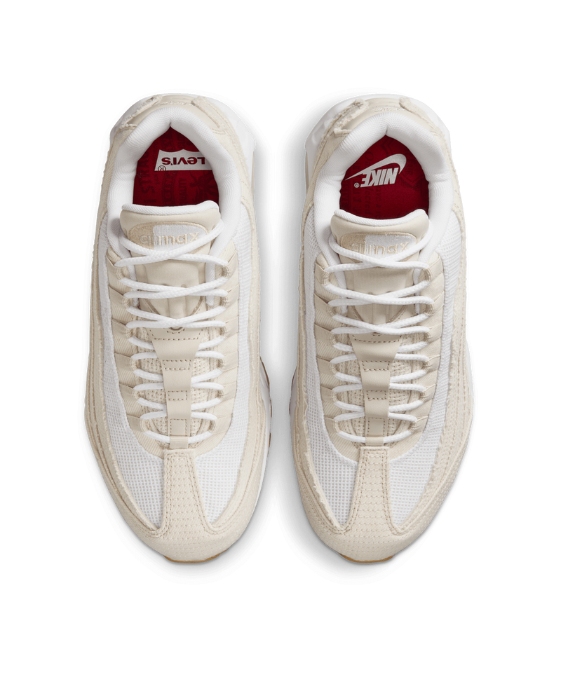 Nike Air Max 95 OG (LT Orewood BRN/White-Gym Red)