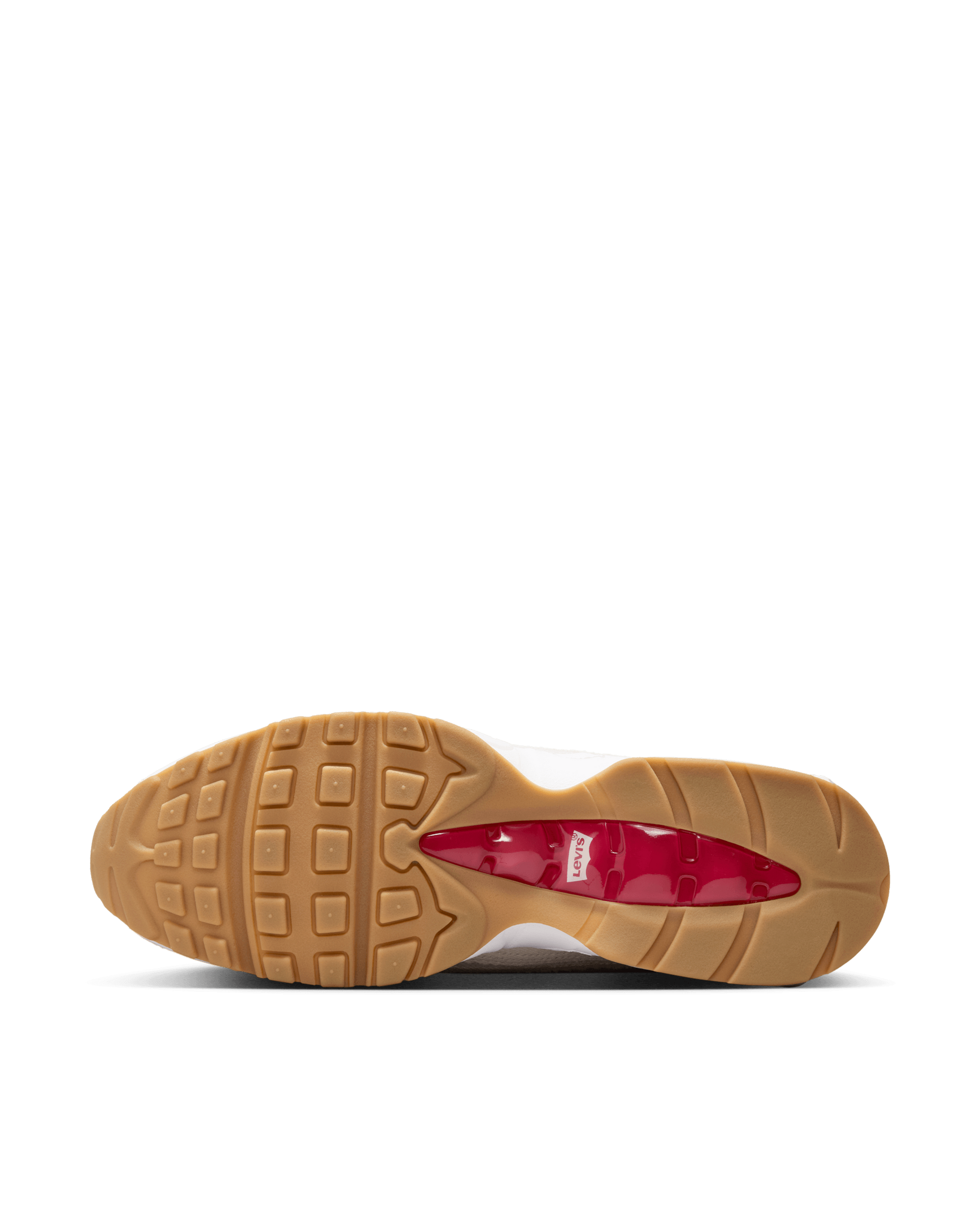 Nike Air Max 95 OG (LT Orewood BRN/White-Gym Red)