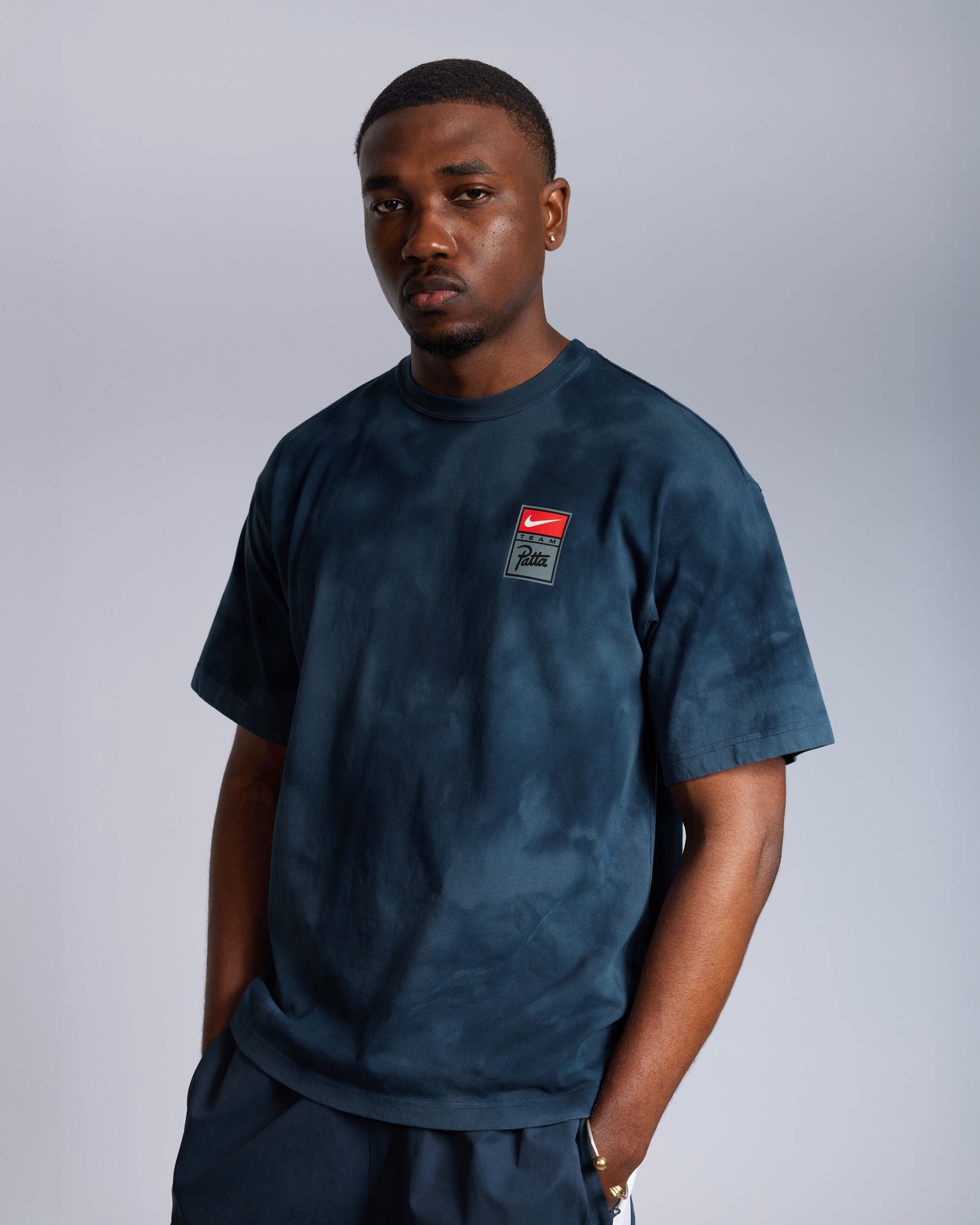 トップス Nike x Patta T-Shirt \"Squadron Blue/Deep Nike x Patta NRG GX Washed T-shirt Squadron Blue/Deep Ocean