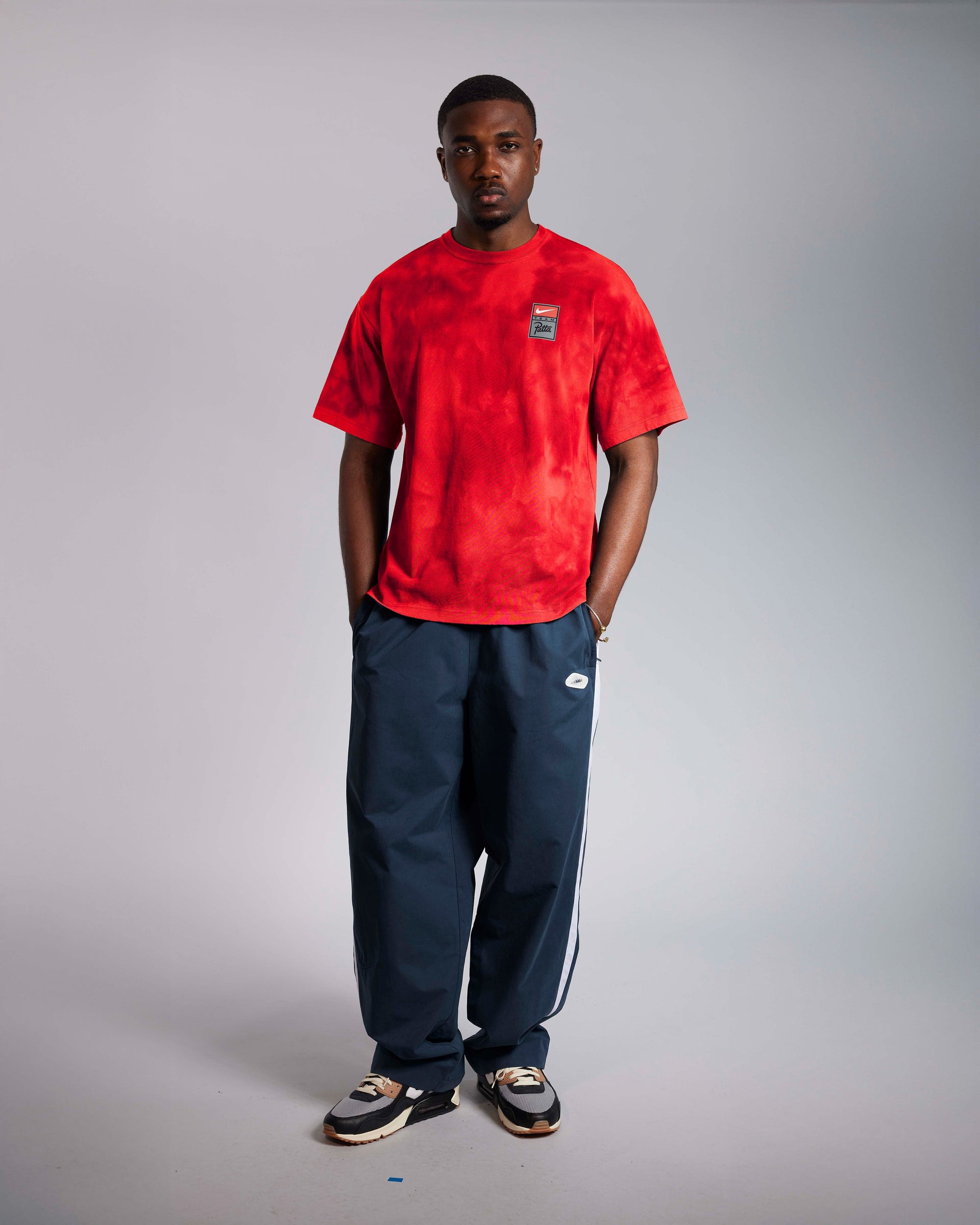 Patta x Nike NRG T-shirt GX Washed (Rush Red/University Red/Gym Red)