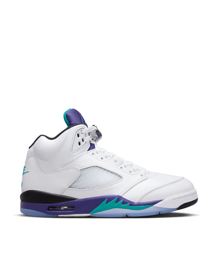 Nike Air Jordan 5 Retro OG (White/New Emerald-Grape Ice-Black)