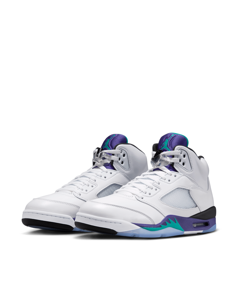 Nike Air Jordan 5 Retro OG (White/New Emerald-Grape Ice-Black)
