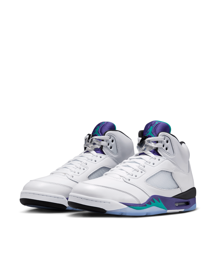 Nike Air Jordan 5 Retro OG (White/New Emerald-Grape Ice-Black)