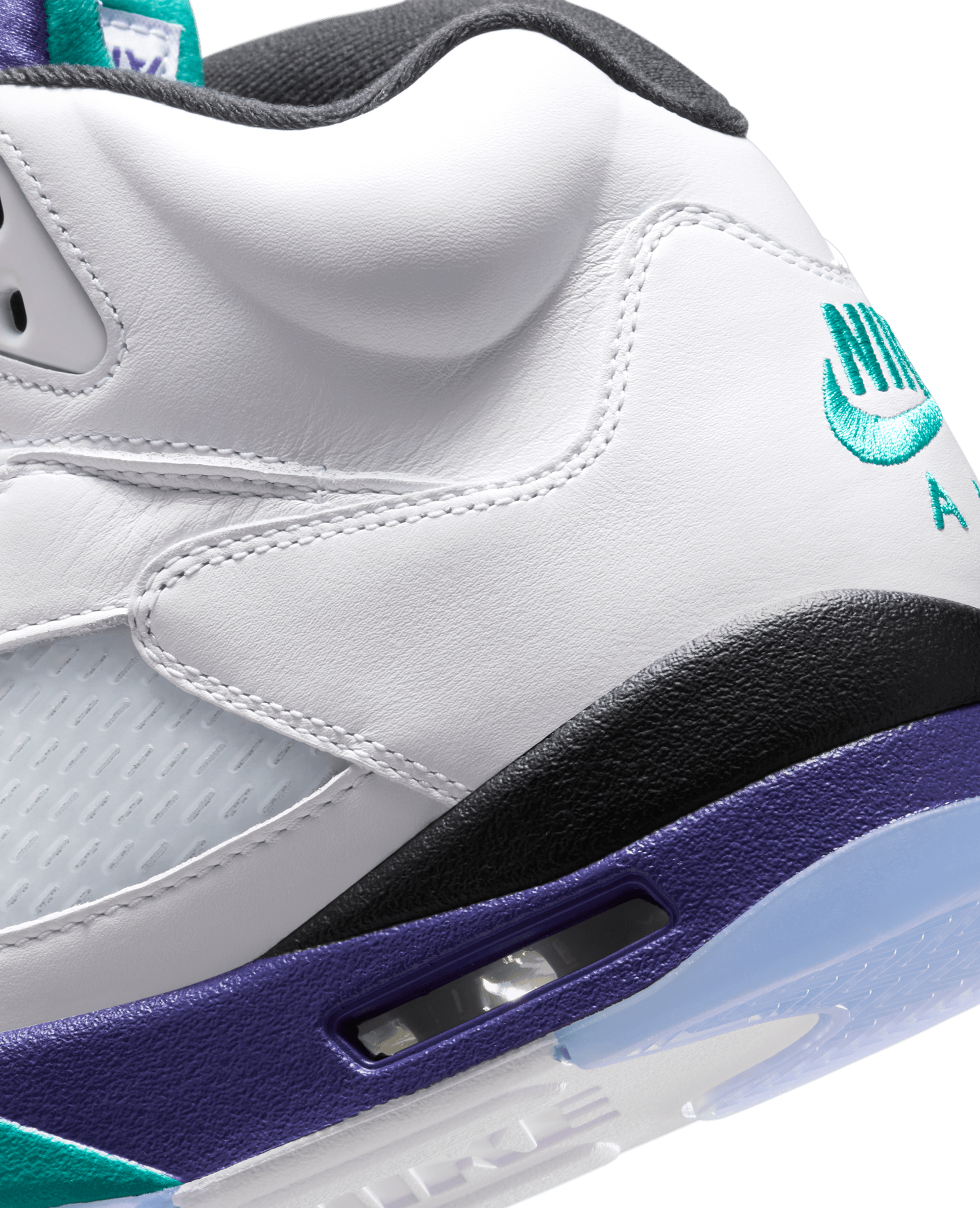 Nike Air Jordan 5 Retro OG (White/New Emerald-Grape Ice-Black)