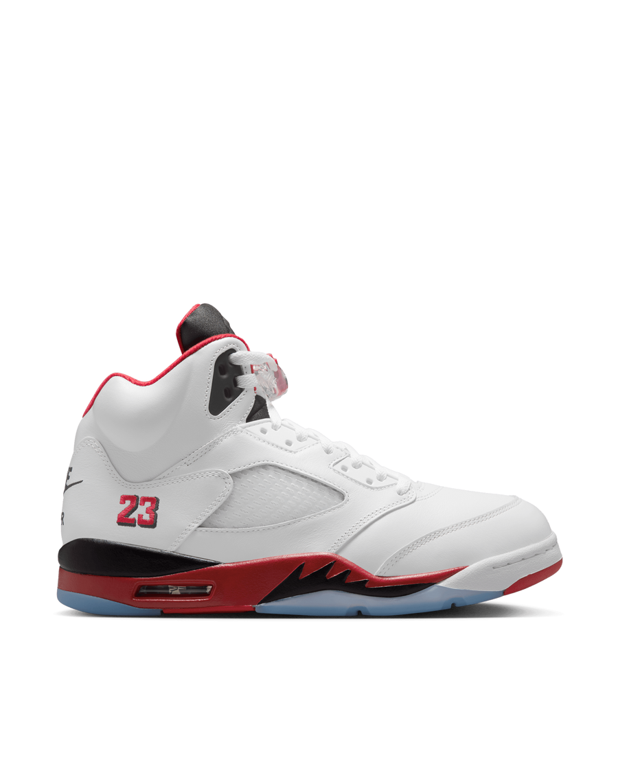 Nike Air Jordan 5 Retro OG (White/Fire Red-Black)