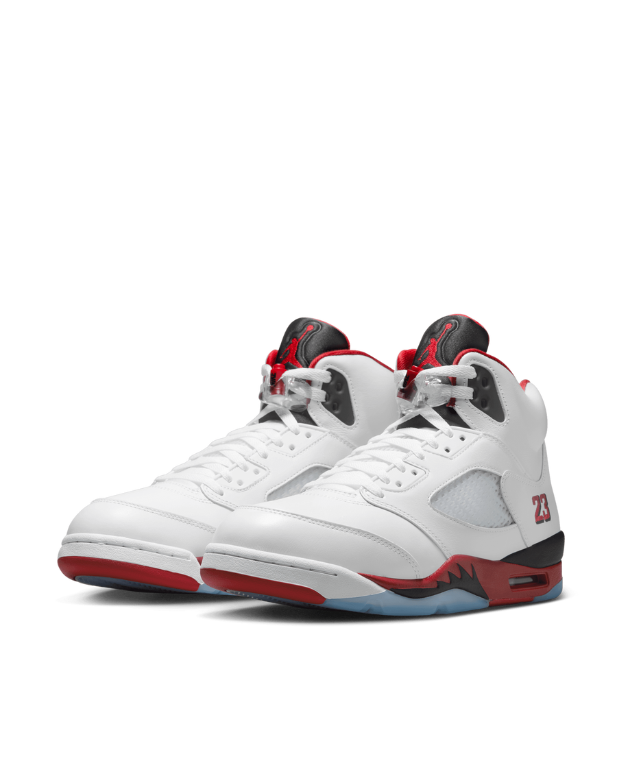 Nike Air Jordan 5 Retro OG (White/Fire Red-Black)