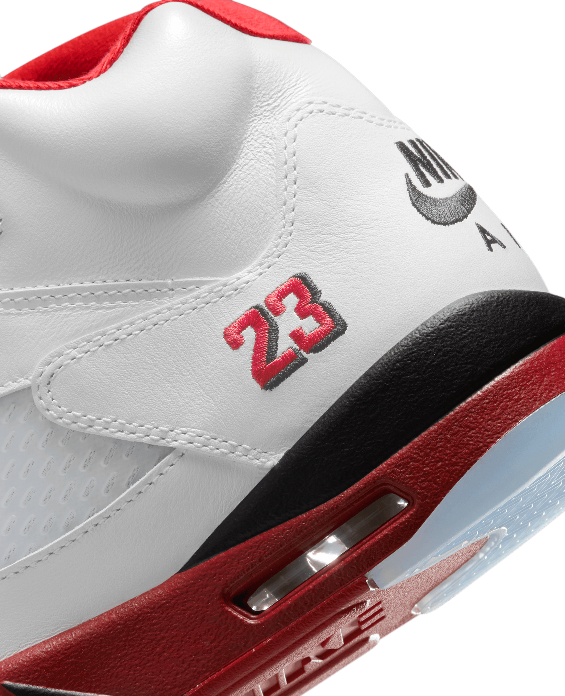 Nike Air Jordan 5 Retro OG (White/Fire Red-Black)