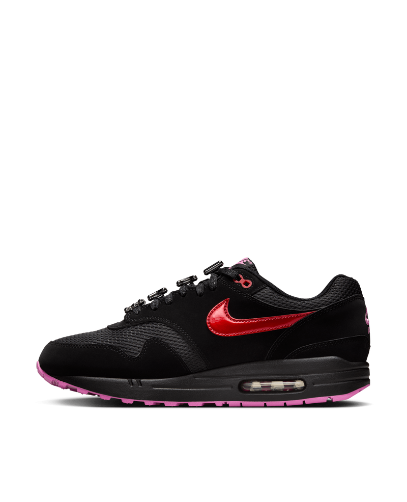 Nike Air Max 1 Premium (Black/Playful Pink-University Red)