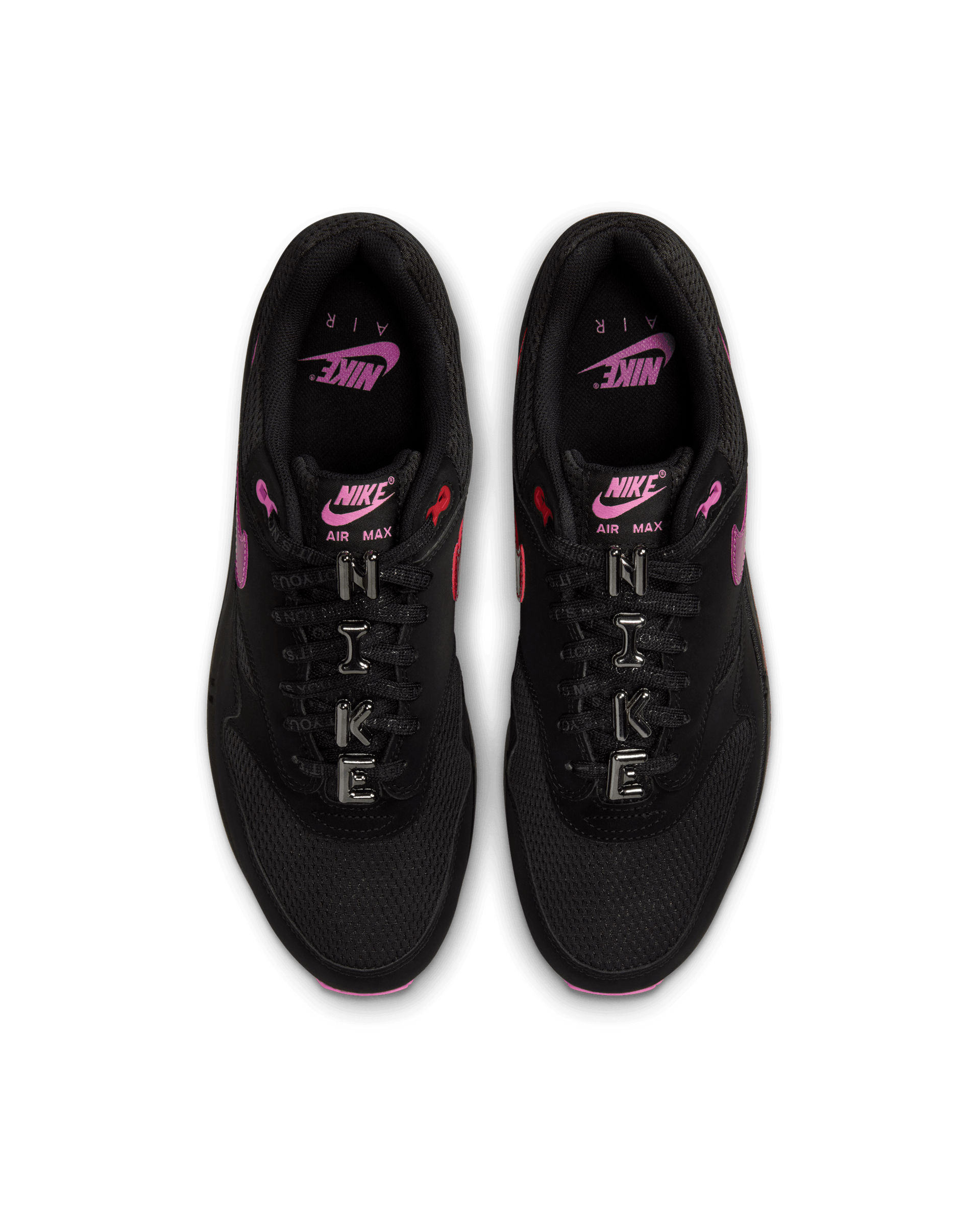 Nike Air Max 1 Premium (Black/Playful Pink-University Red)
