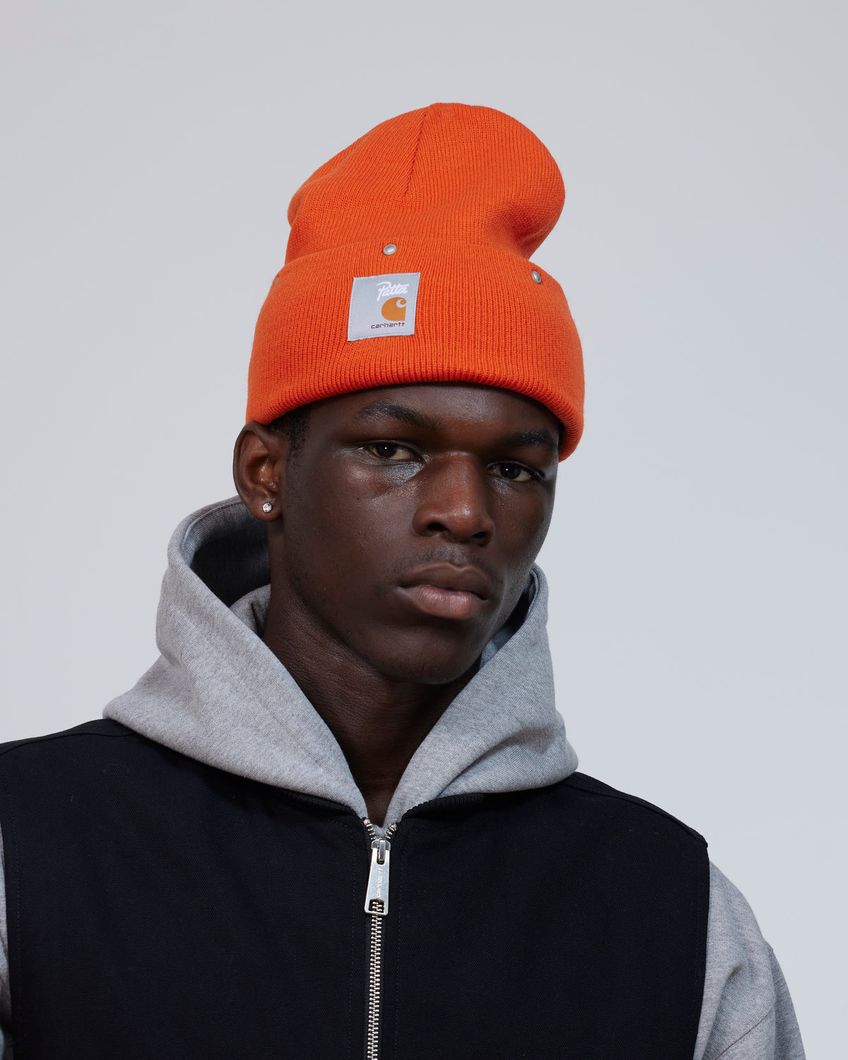 Patta x Carhartt Watch Hat (Safety Orange)