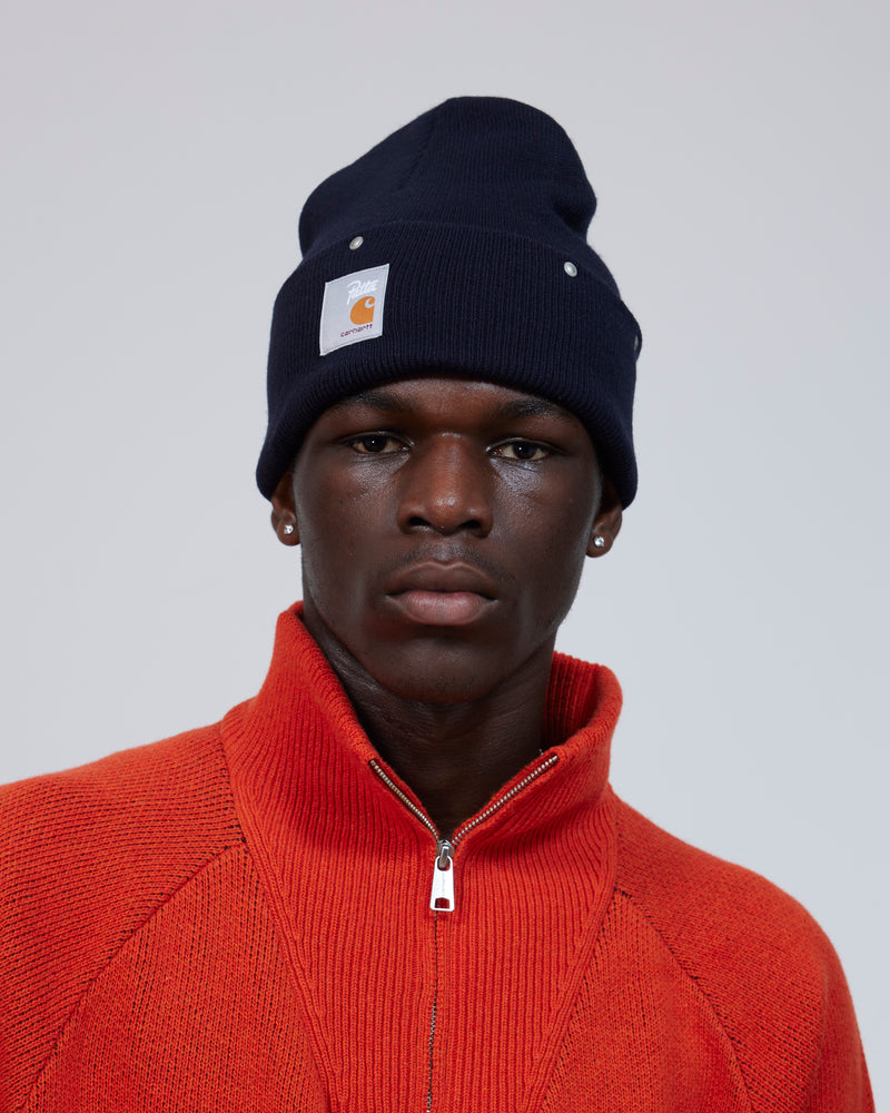Patta x Carhartt Watch Hat (Dark Navy)
