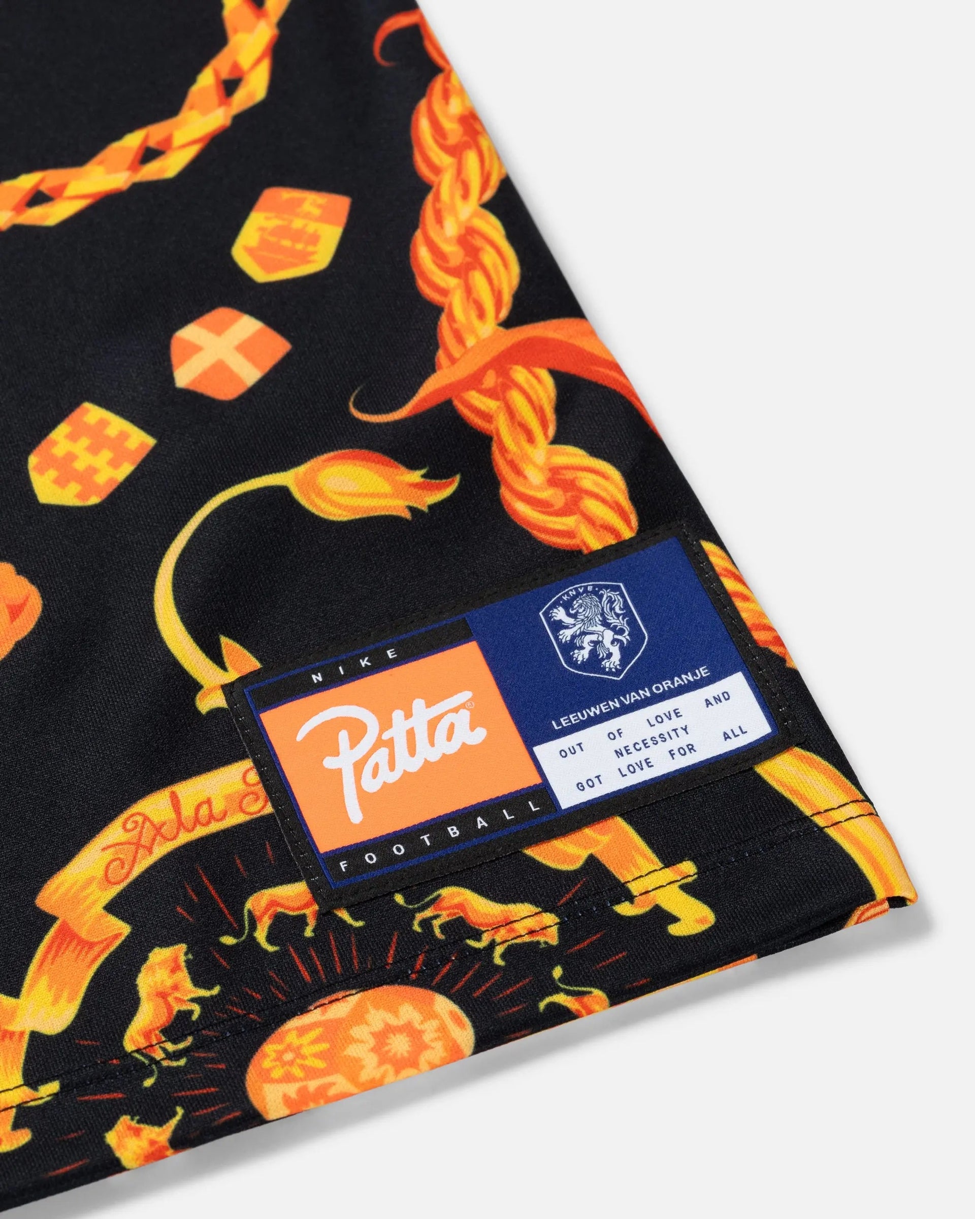 Patta x Nike KNVB Pre-Match Jersey Kids (Black/Orange)