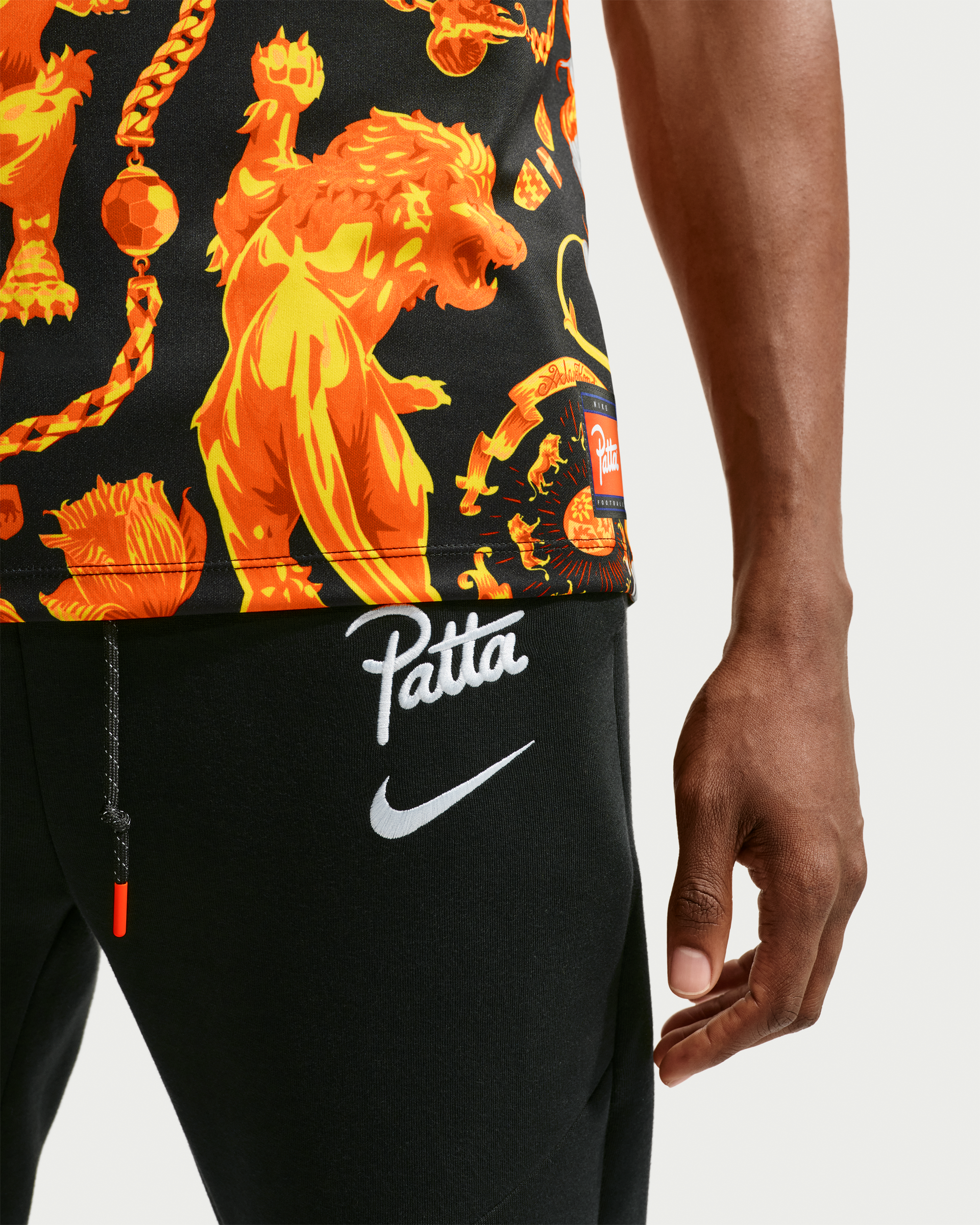 Patta x Nike KNVB Pre-Match Jersey (Black/Orange)