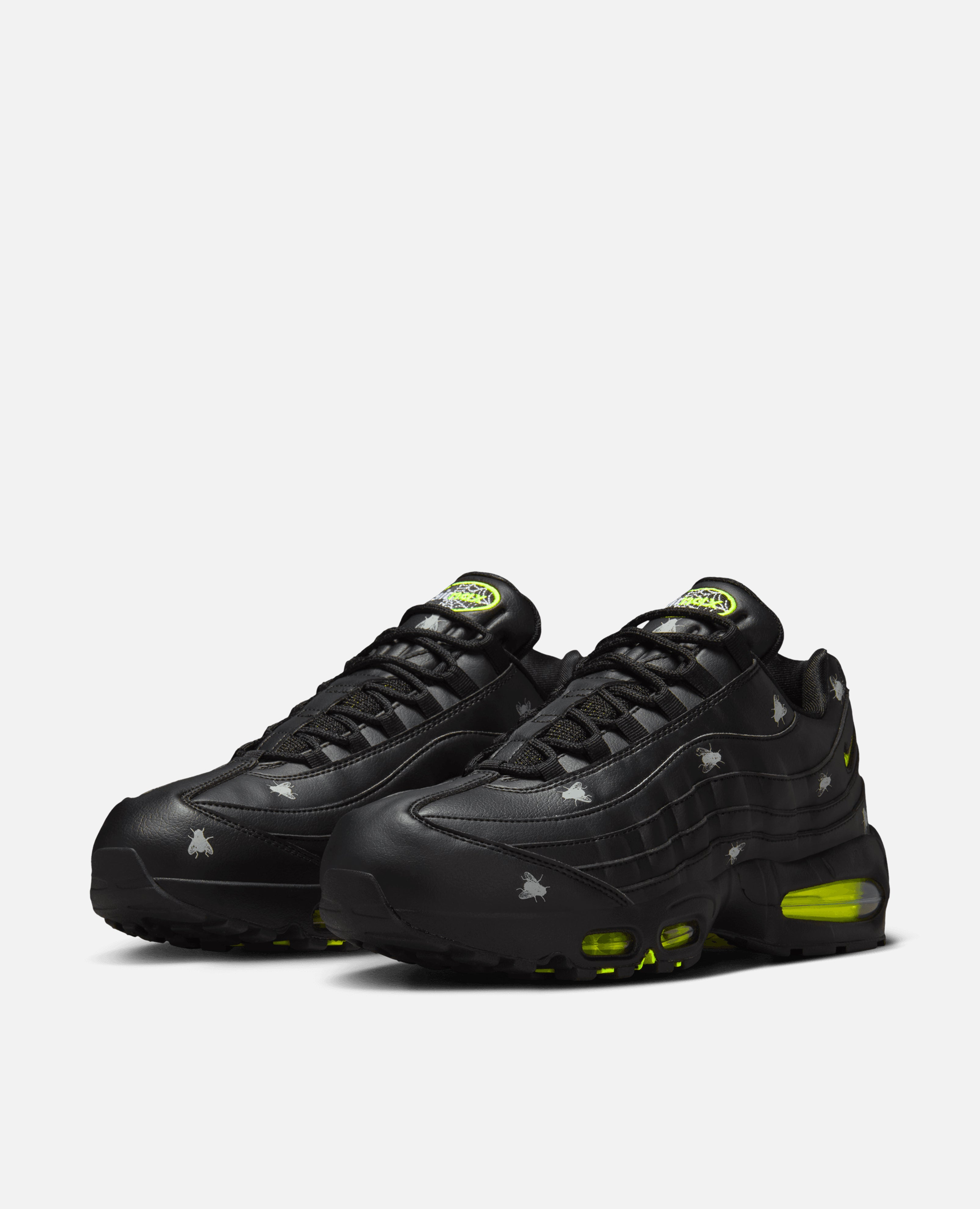 Nike Air Max 95 Premium (Black/Neon Yellow-Black-MTLC Dark Grey