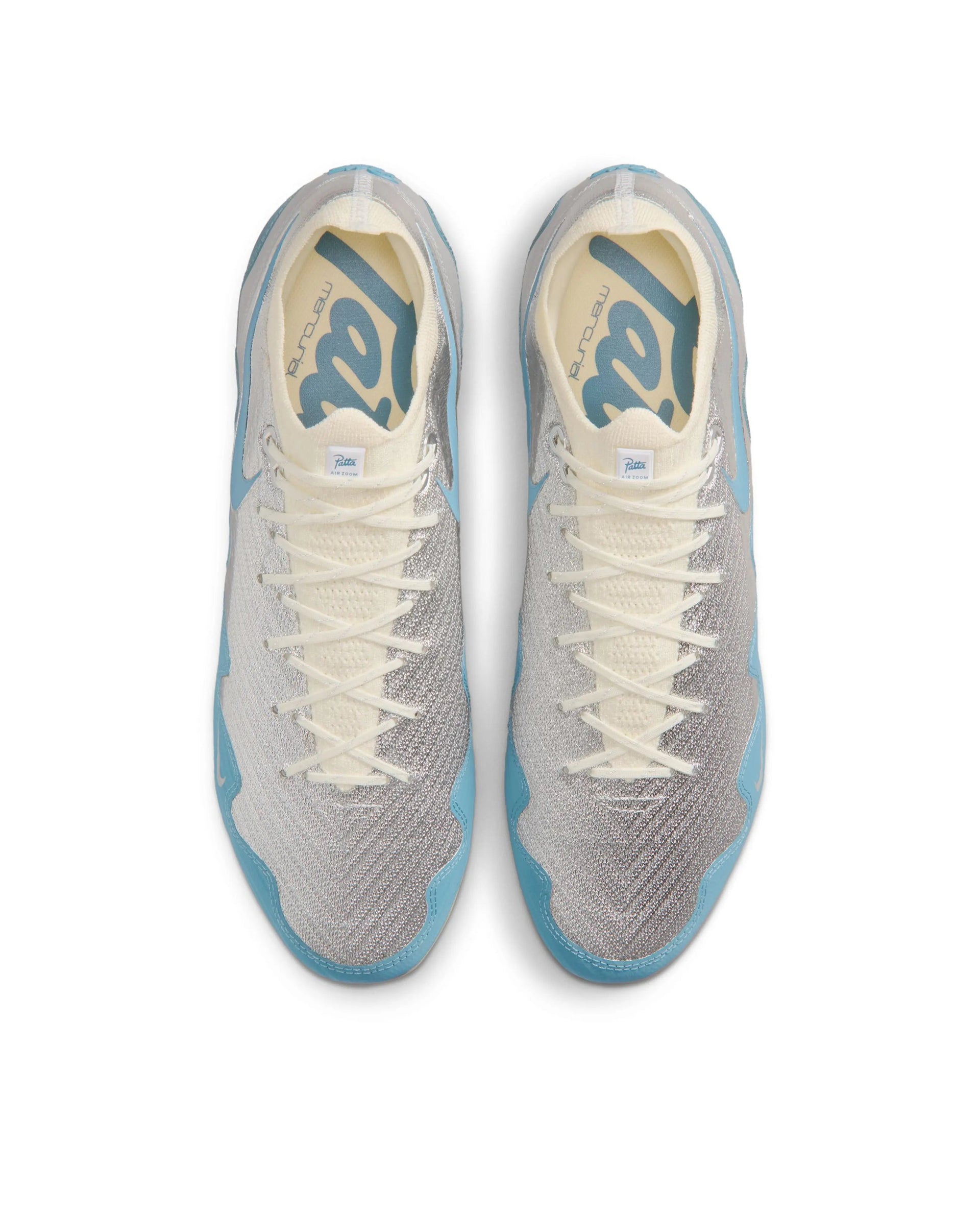 Patta x Nike Mercurial Vapor 16 Elite (Chrome/Noise Aqua-White)