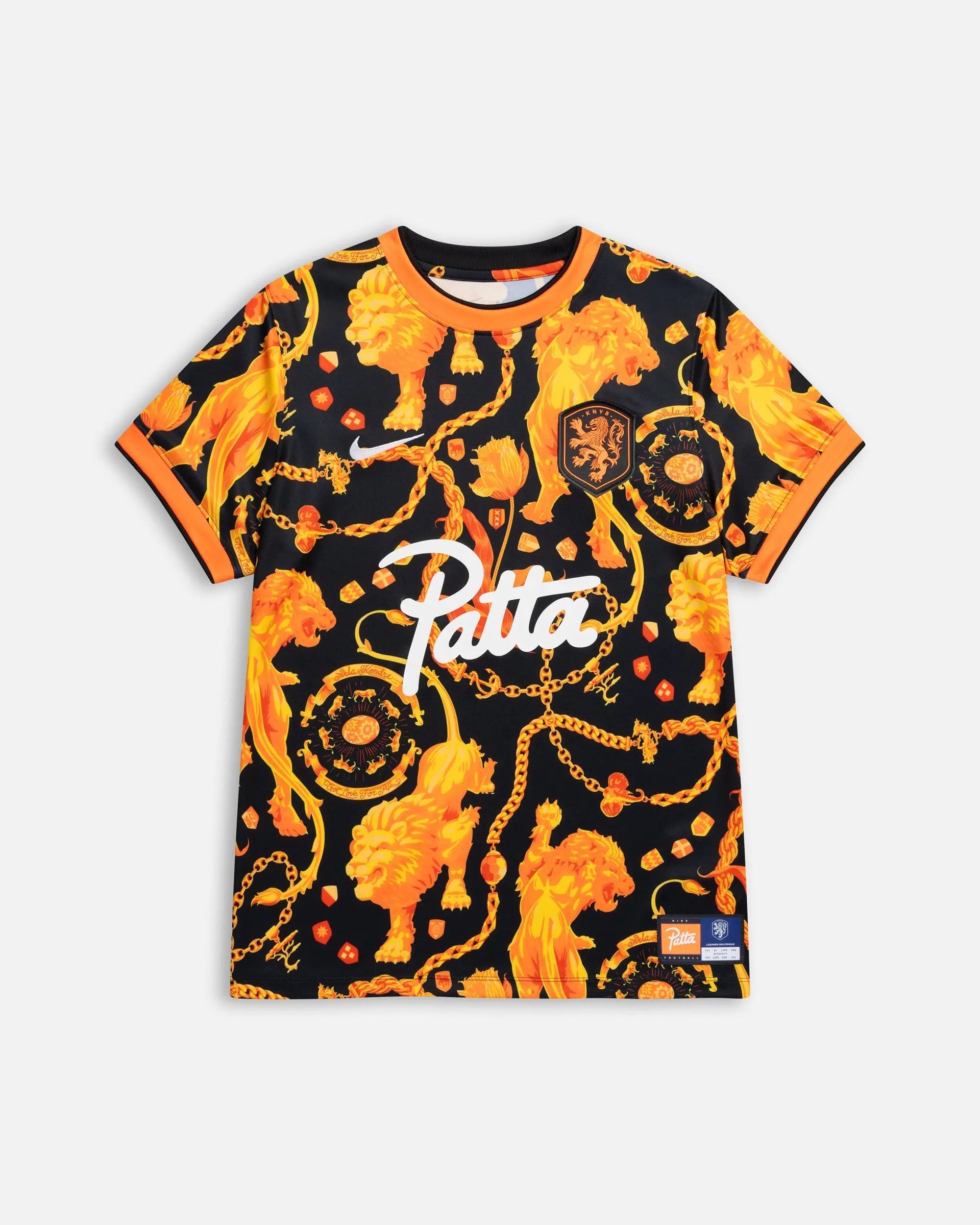 Patta x Nike KNVB Pre-Match Jersey WMNS (Black/Orange)