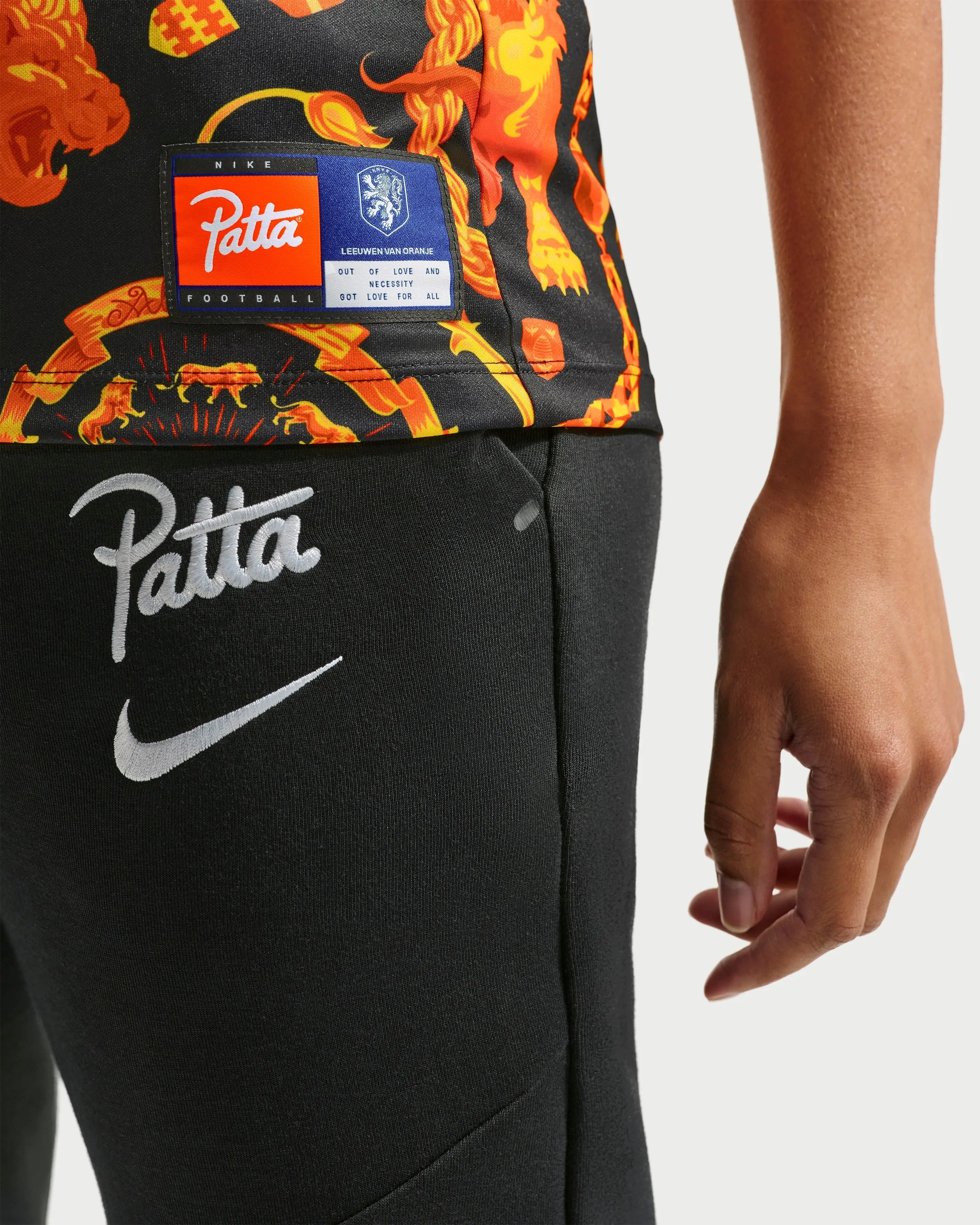Patta x Nike KNVB Pre-Match Jersey WMNS (Black/Orange) - Patta