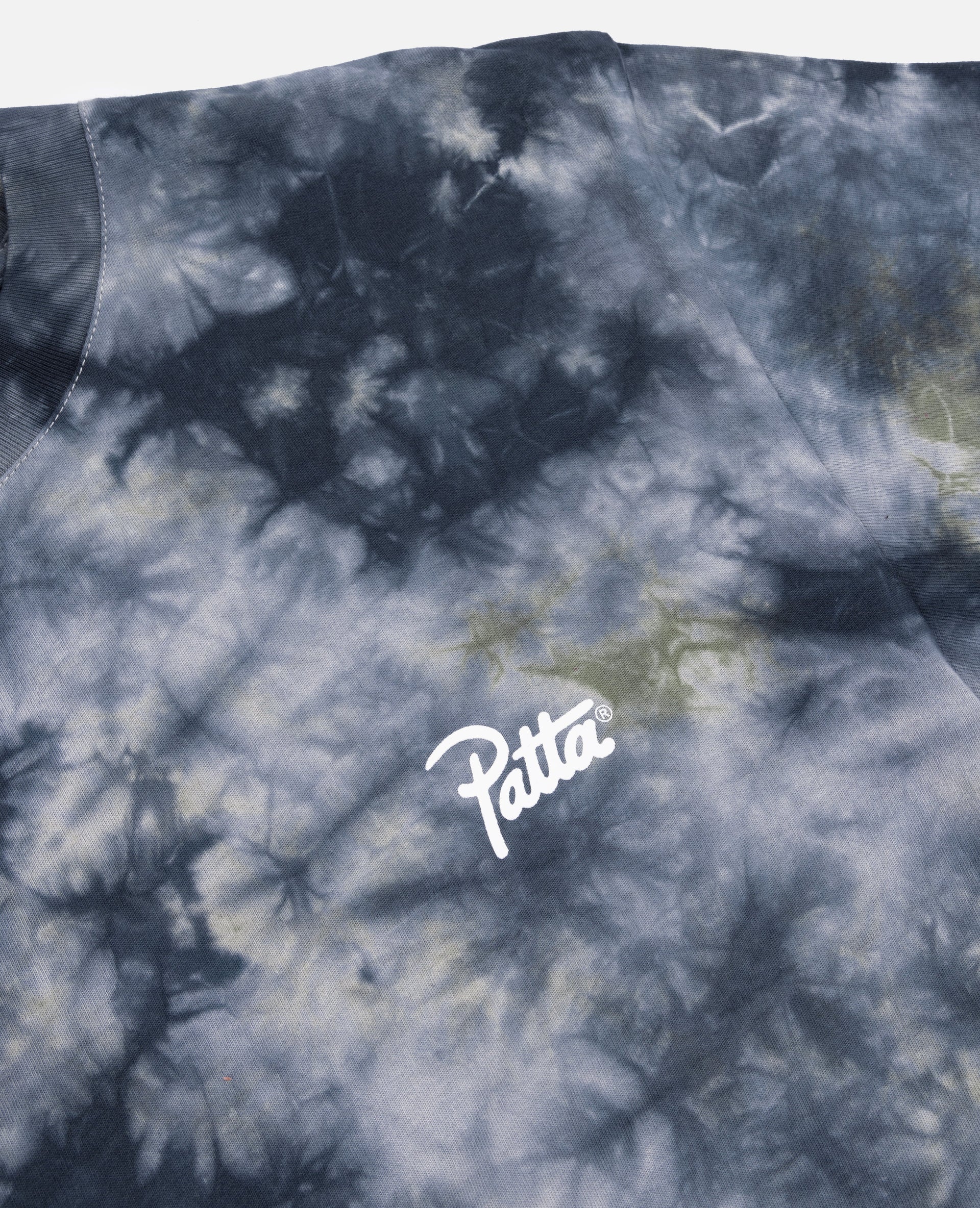 Patta Femme Tie Dye Cropped Ruched T-Shirt