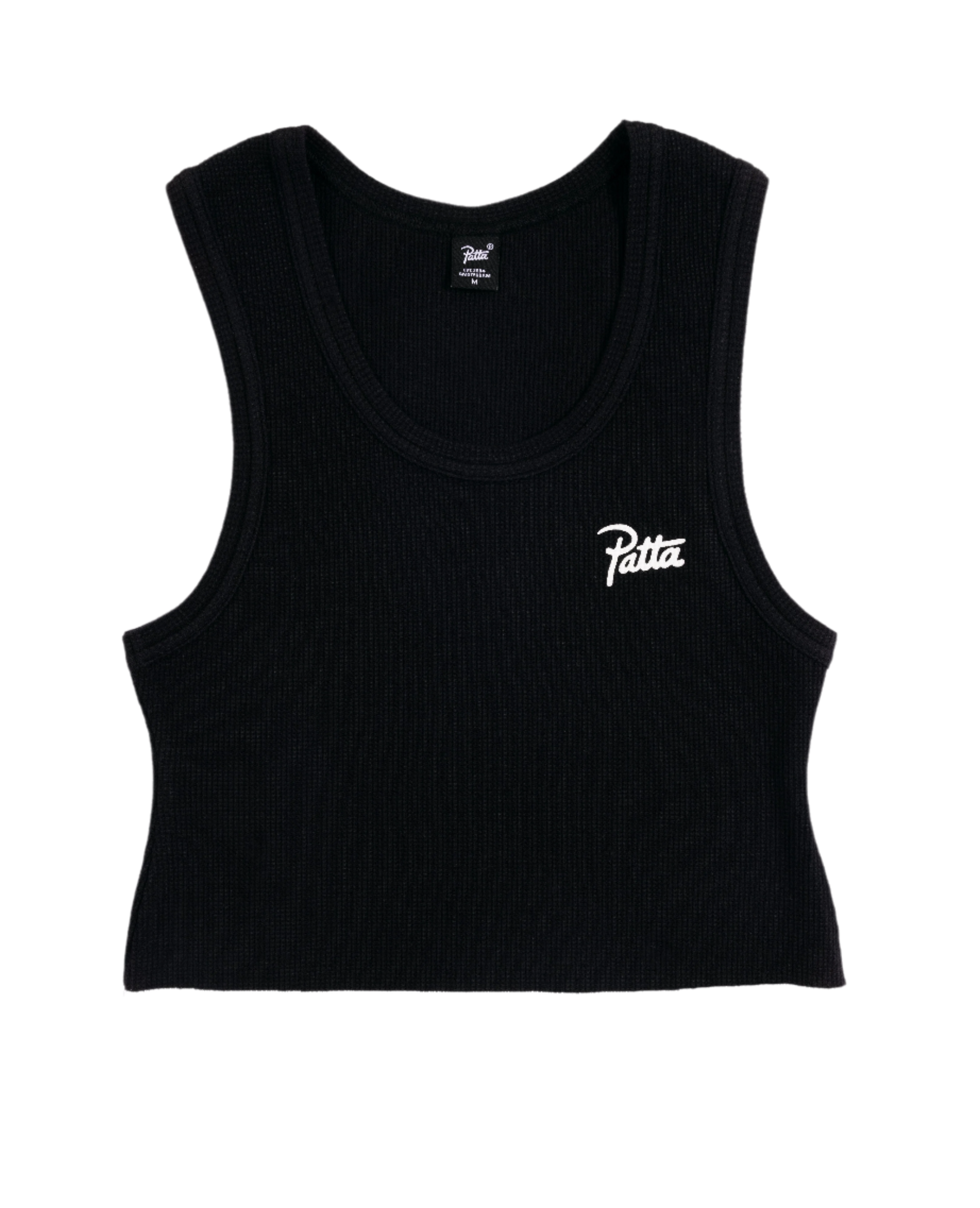 Patta Femme Cropped Waffle Tank Top