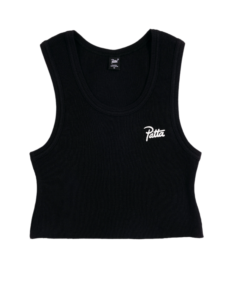 Patta Femme Cropped Waffle Tank Top