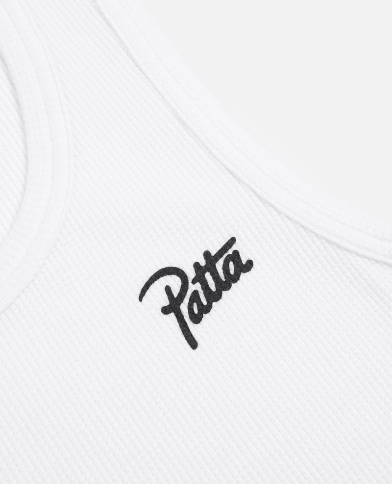 Patta Femme Cropped Waffle Tank Top