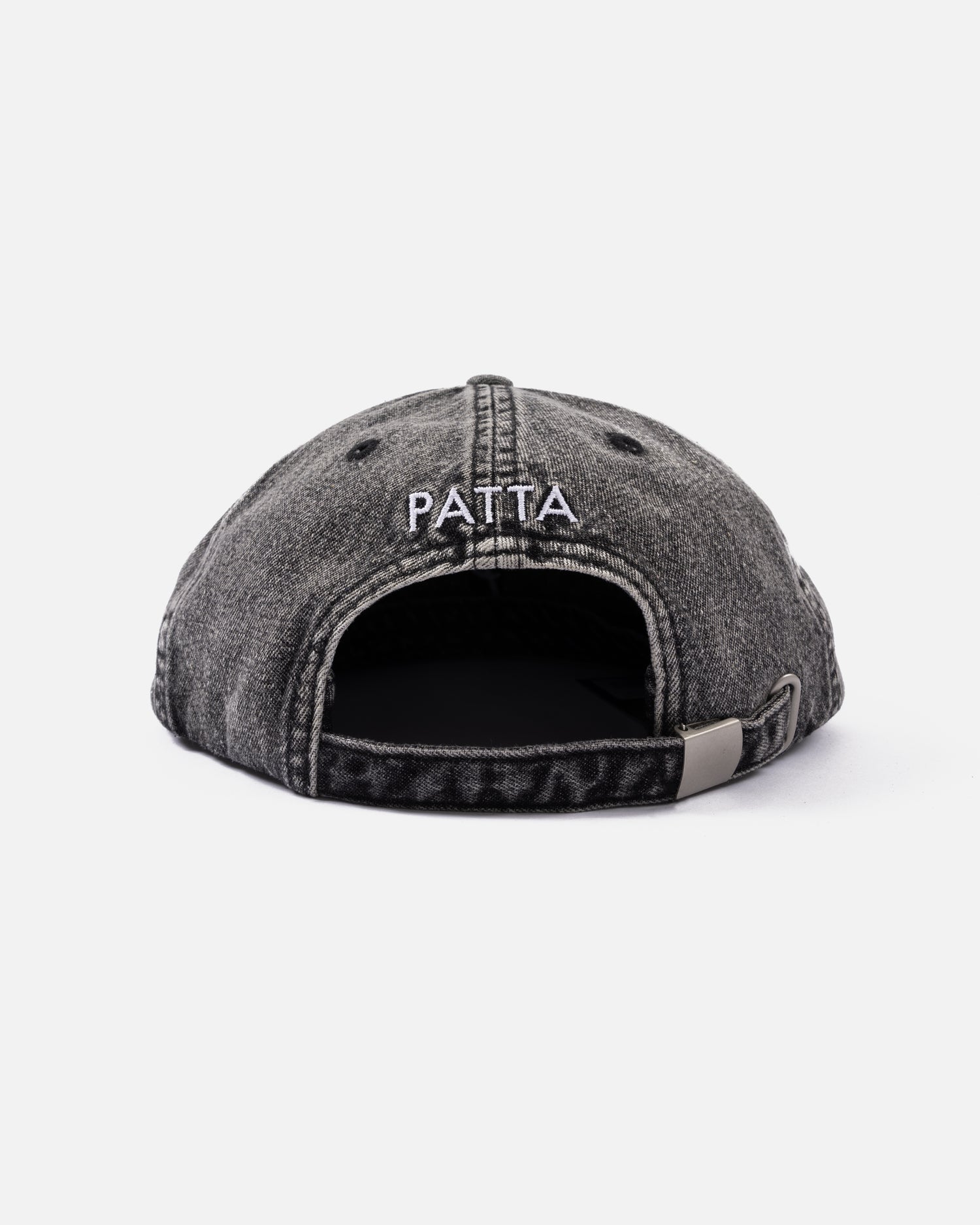 Patta Acid Wash Sports Cap (Black Denim)