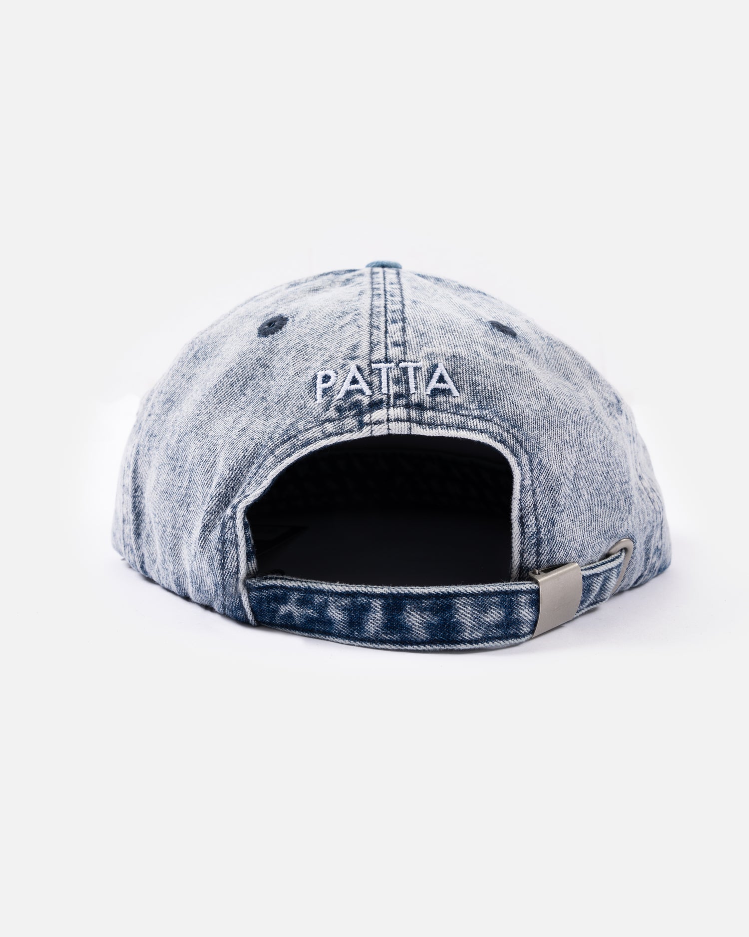 Patta Acid Wash Sports Cap (Blue Denim)