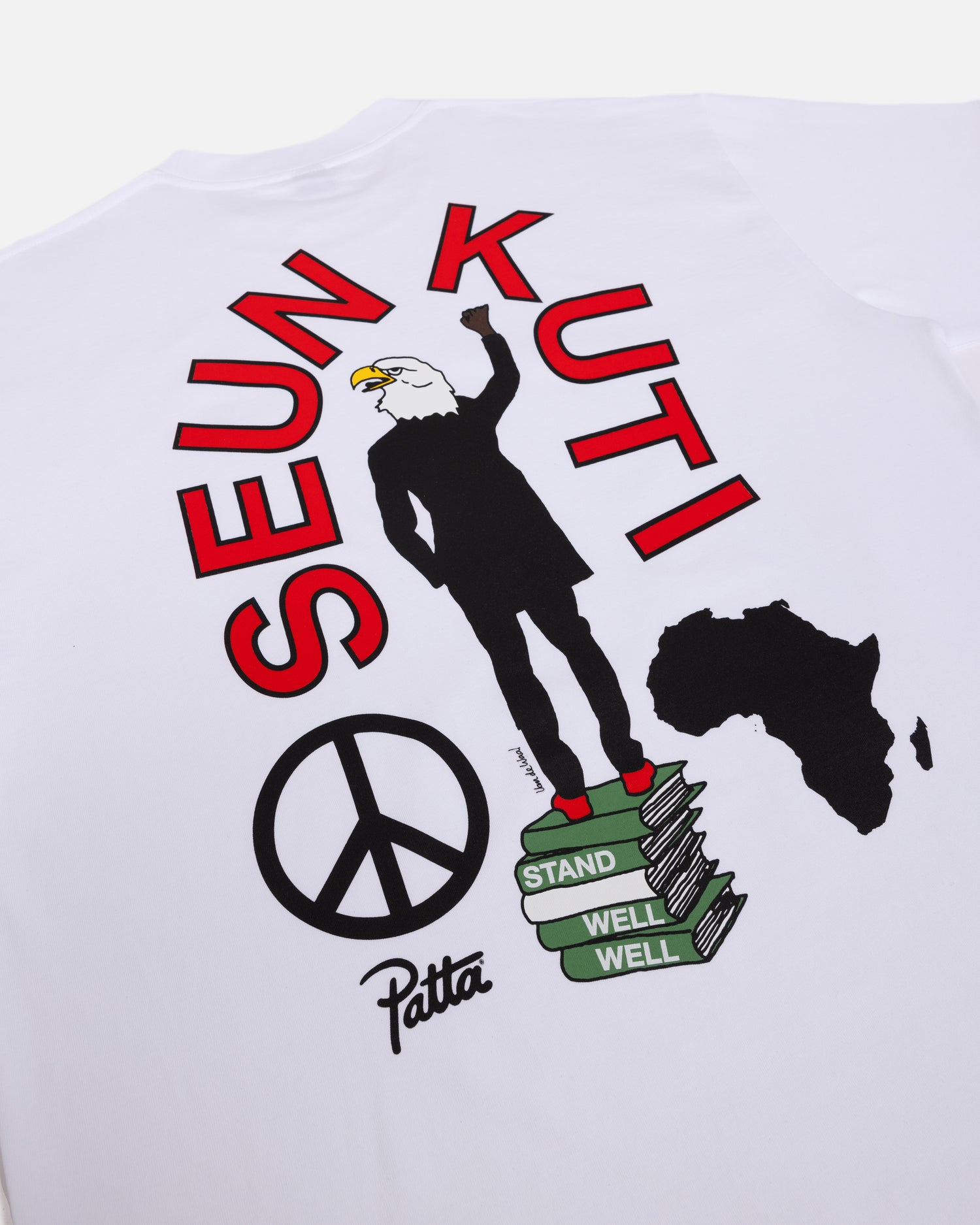 Patta Soundsystem x Seun Kuti T-Shirt (White)