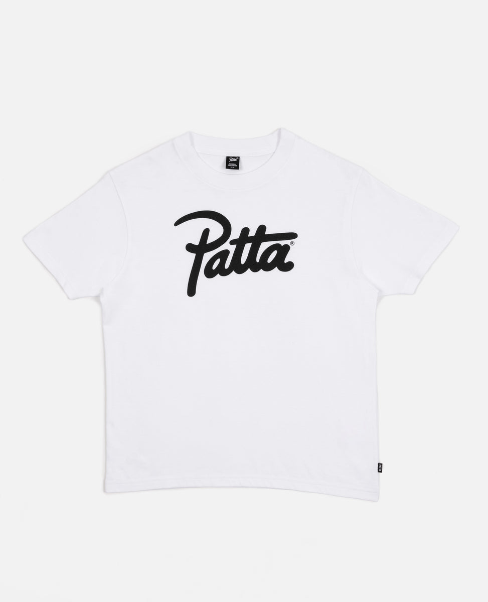 Patta Kids Script Logo T-Shirt (White) – Patta UK