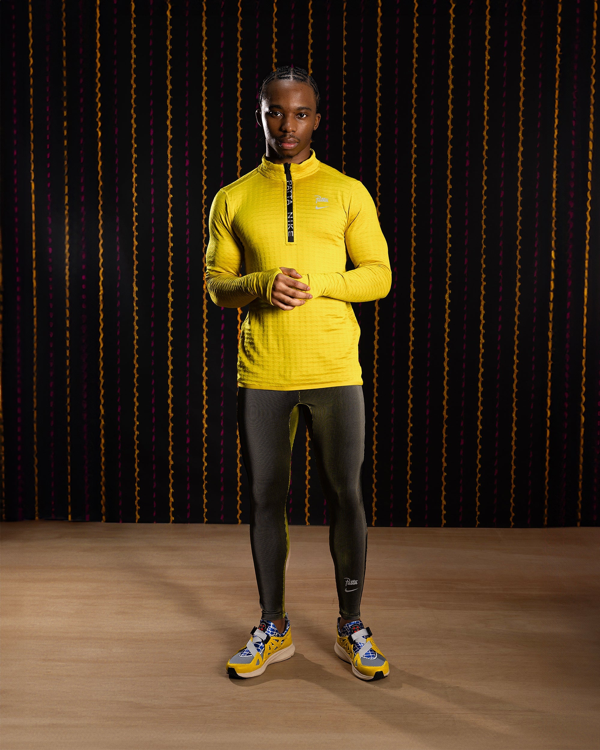 Nike x Patta Running Team Leggings (Saffron Quartz/Sanddrift