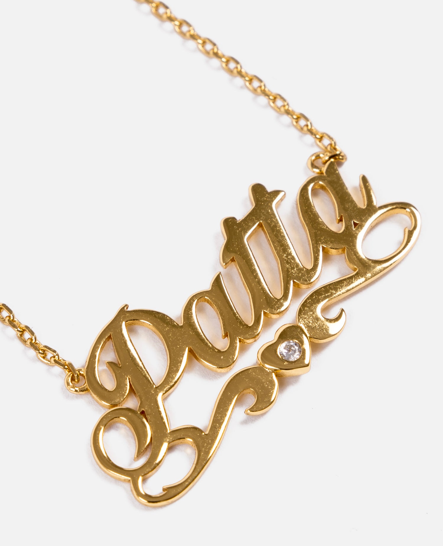 Patta Name Chain (Gold Plated)