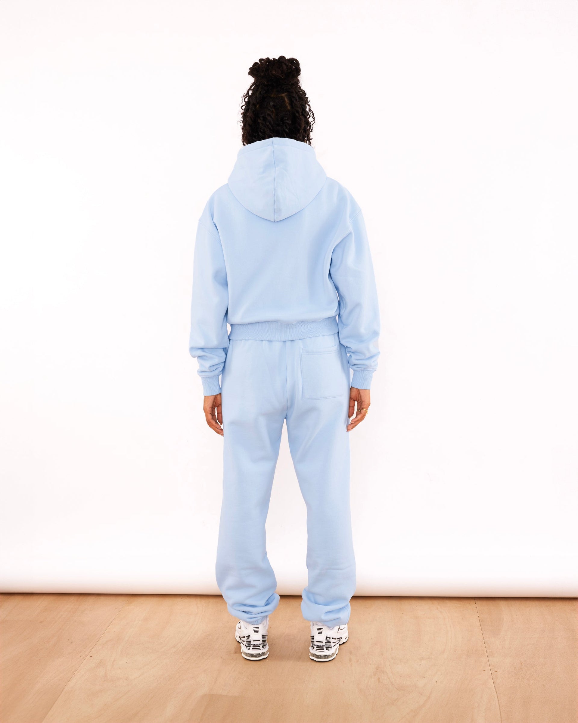Patta Femme Basic Crop Zip Up Hooded Sweater