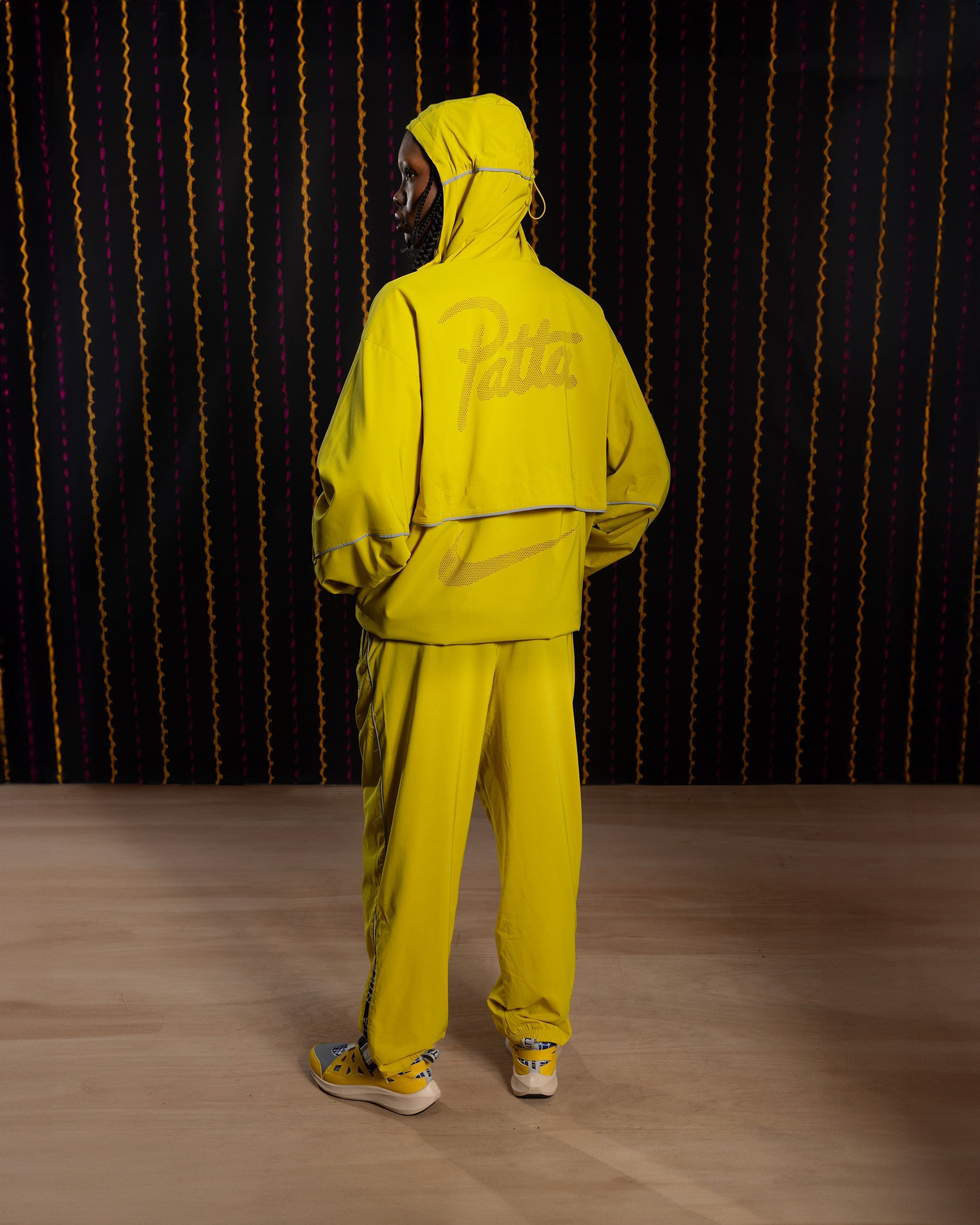 Nike x Patta Running Team Hooded Track Jacket (Saffron Quartz
