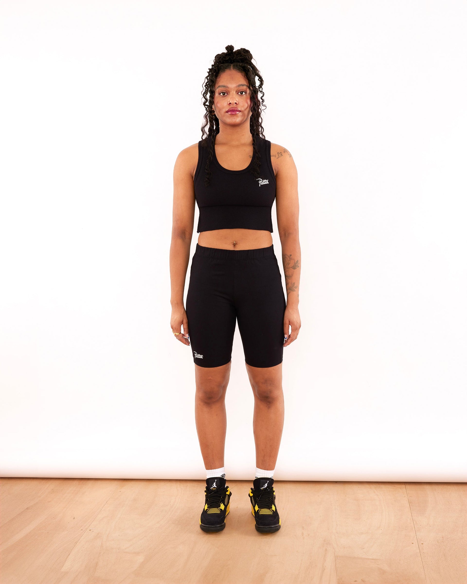 Patta Femme Cropped Waffle Tank Top